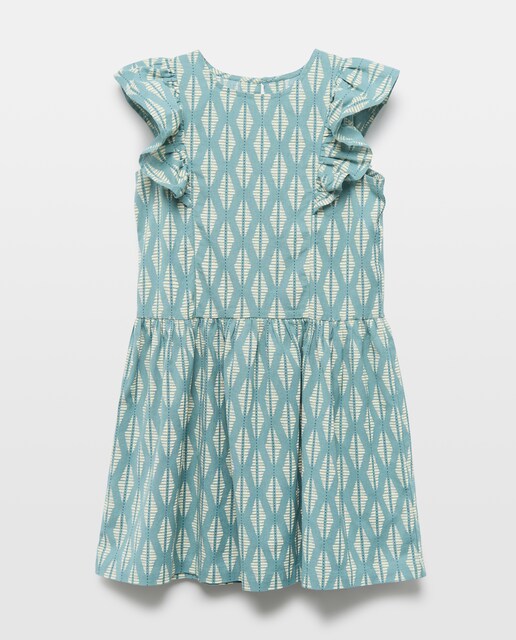 Imagen 0 de Vestido niña de rayas de lino