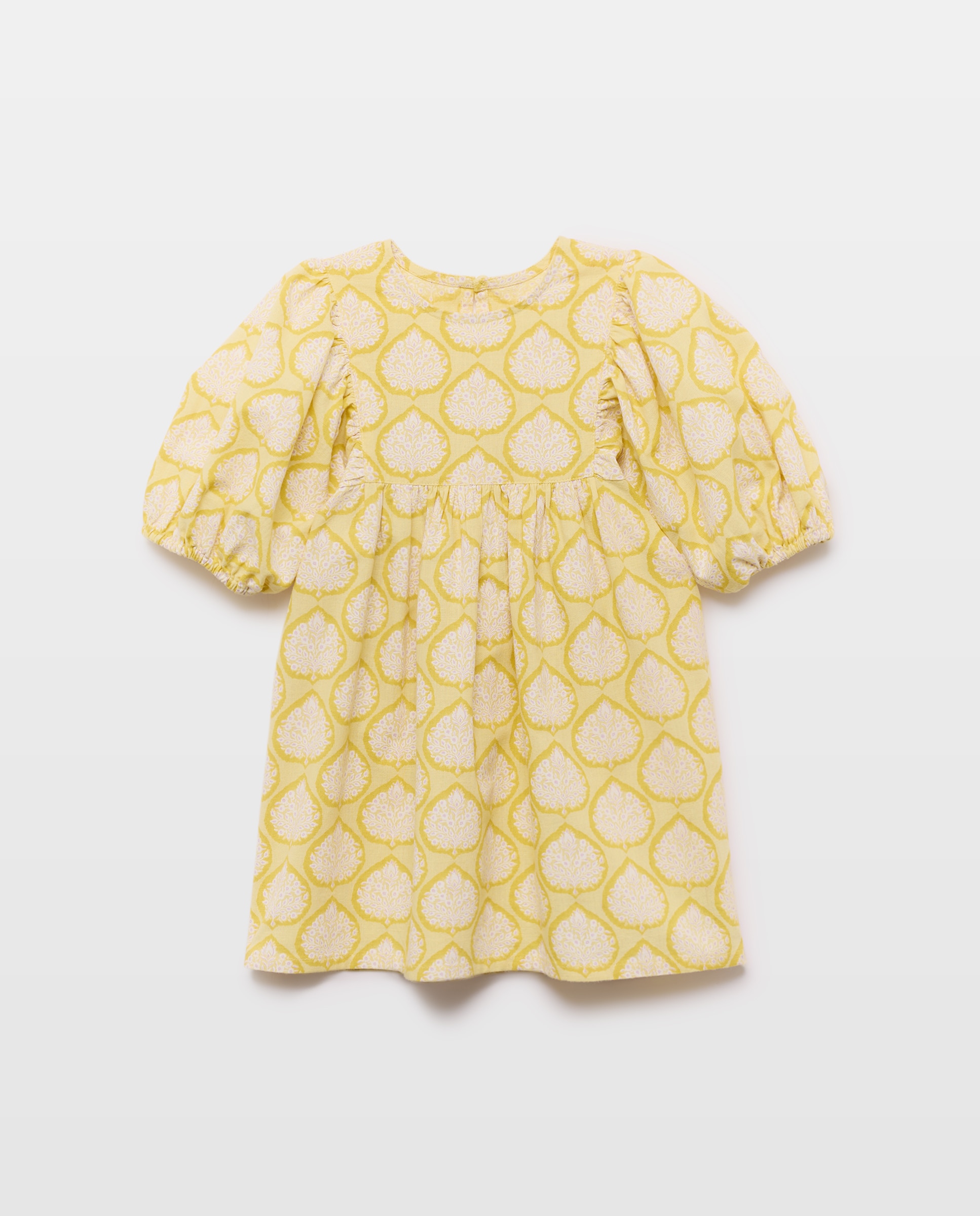 Imagen 0 de Vestido niña de lino estampado