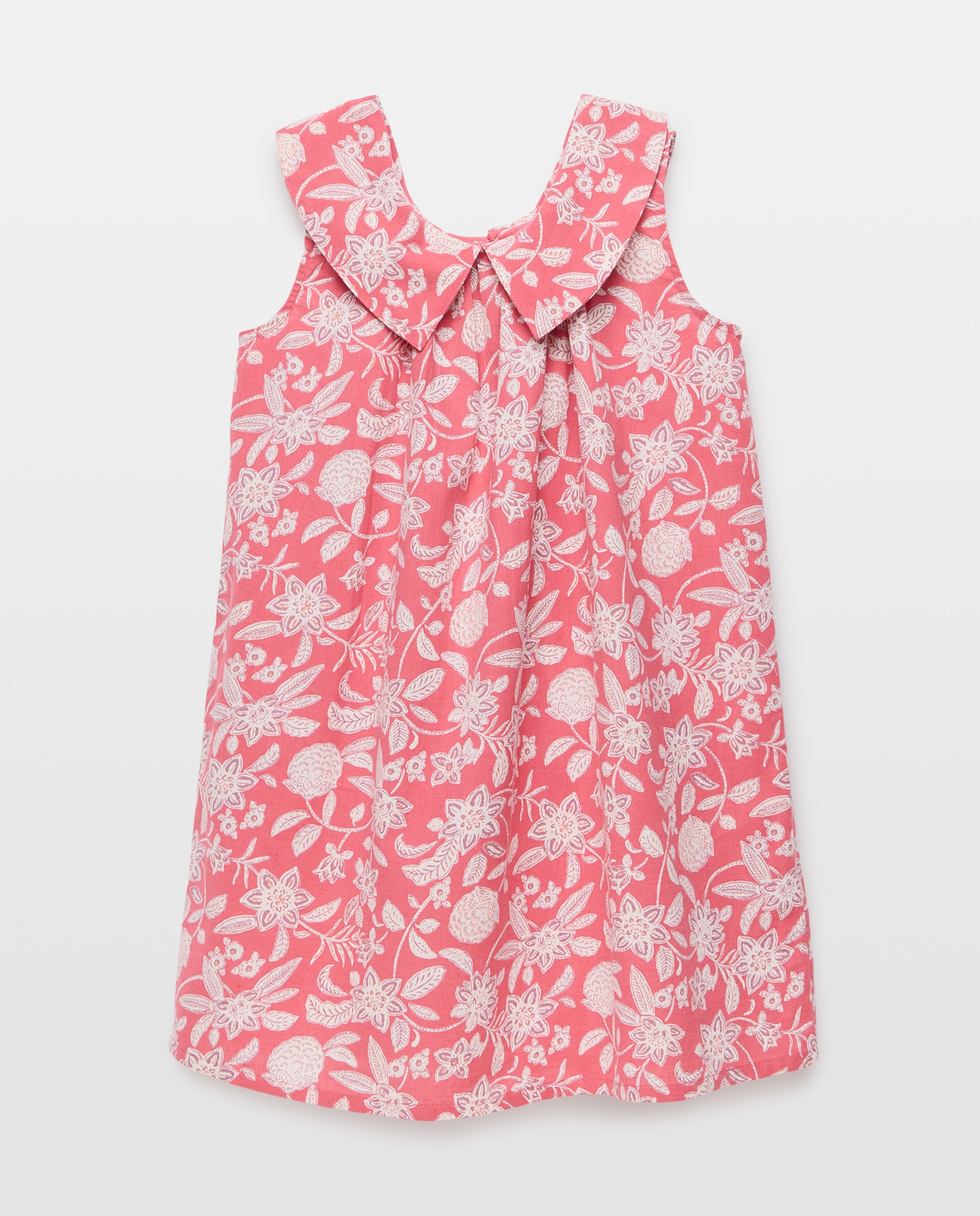 Imagen 0 de Vestido niña de lino con botones