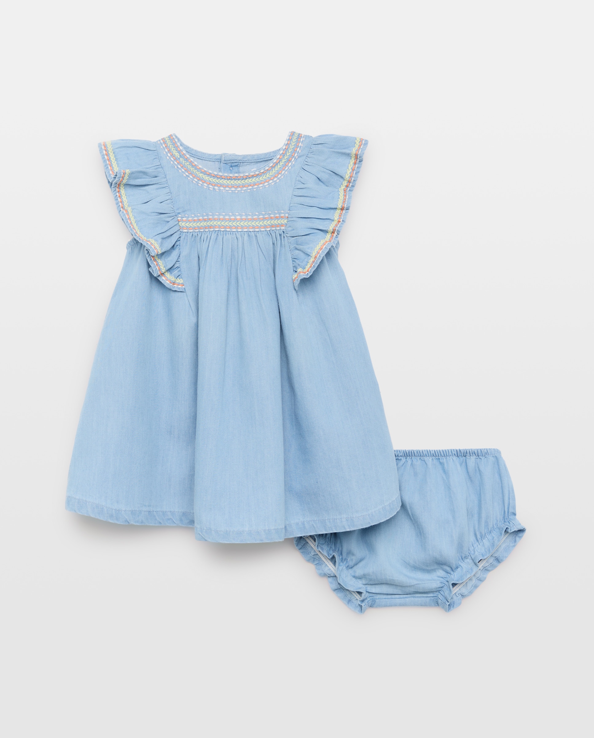 Imagen 0 de Vestido bebé niña light denim
