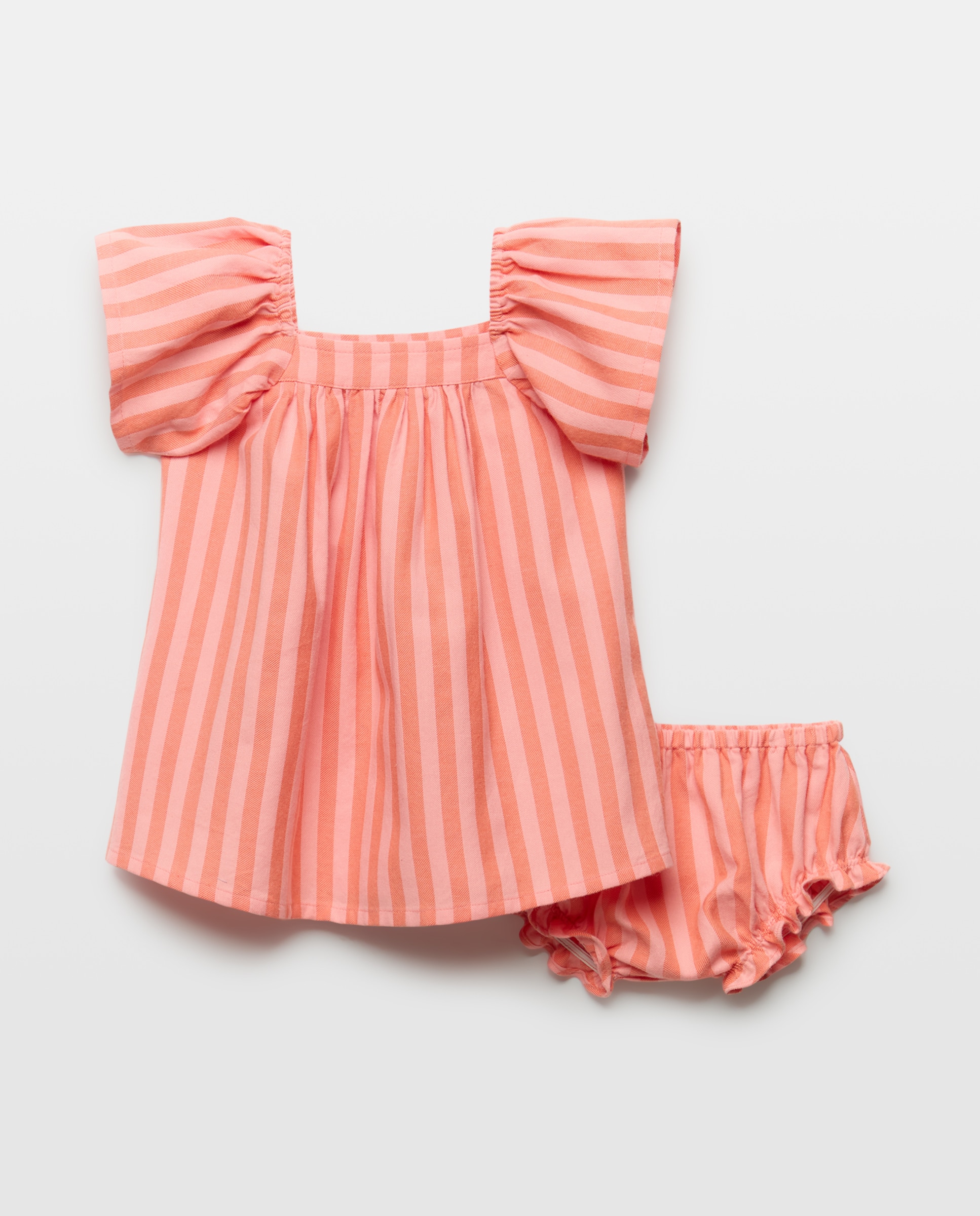 Imagen 0 de Vestido bebé niña de rayas