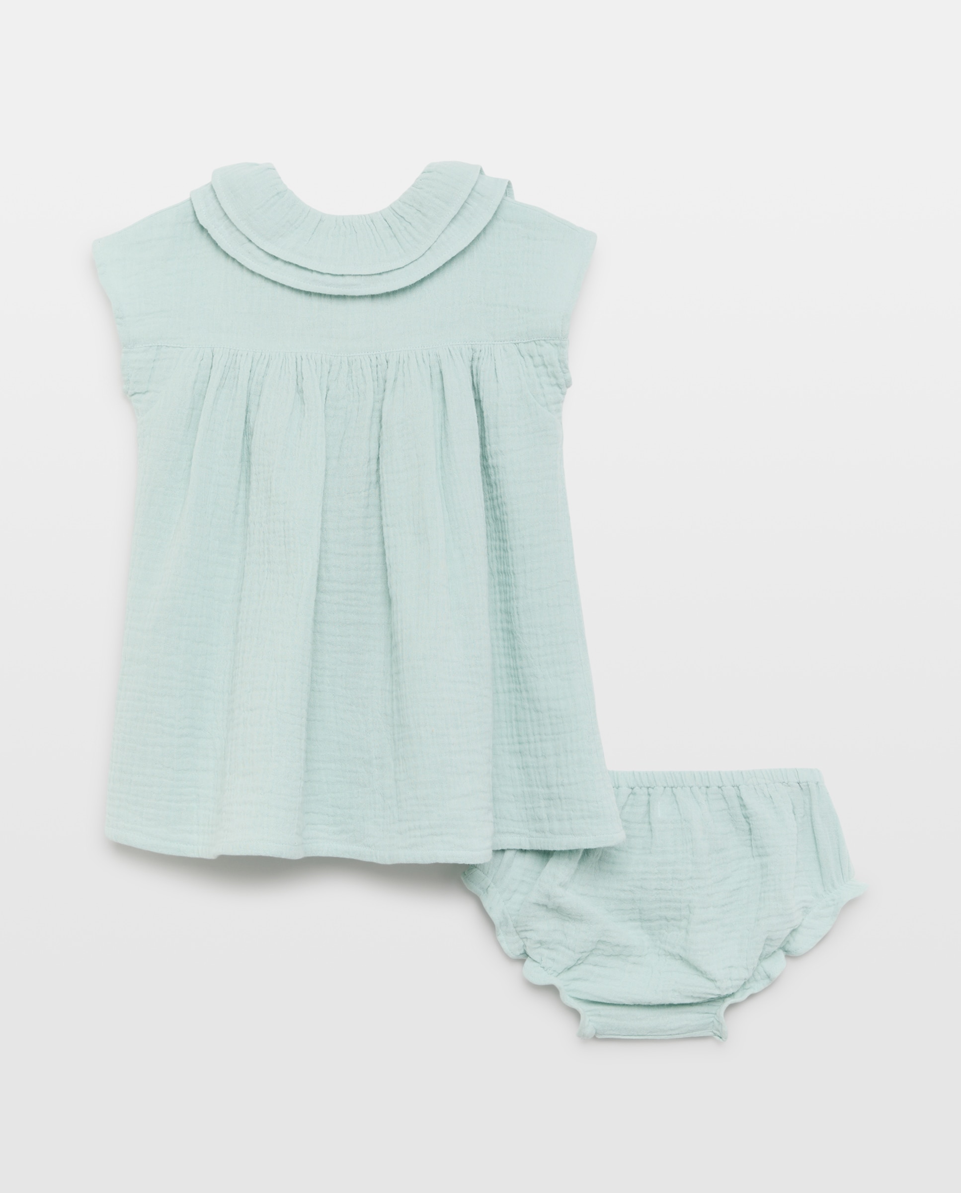 Vestido bebé niña de gasa Kiwi-2