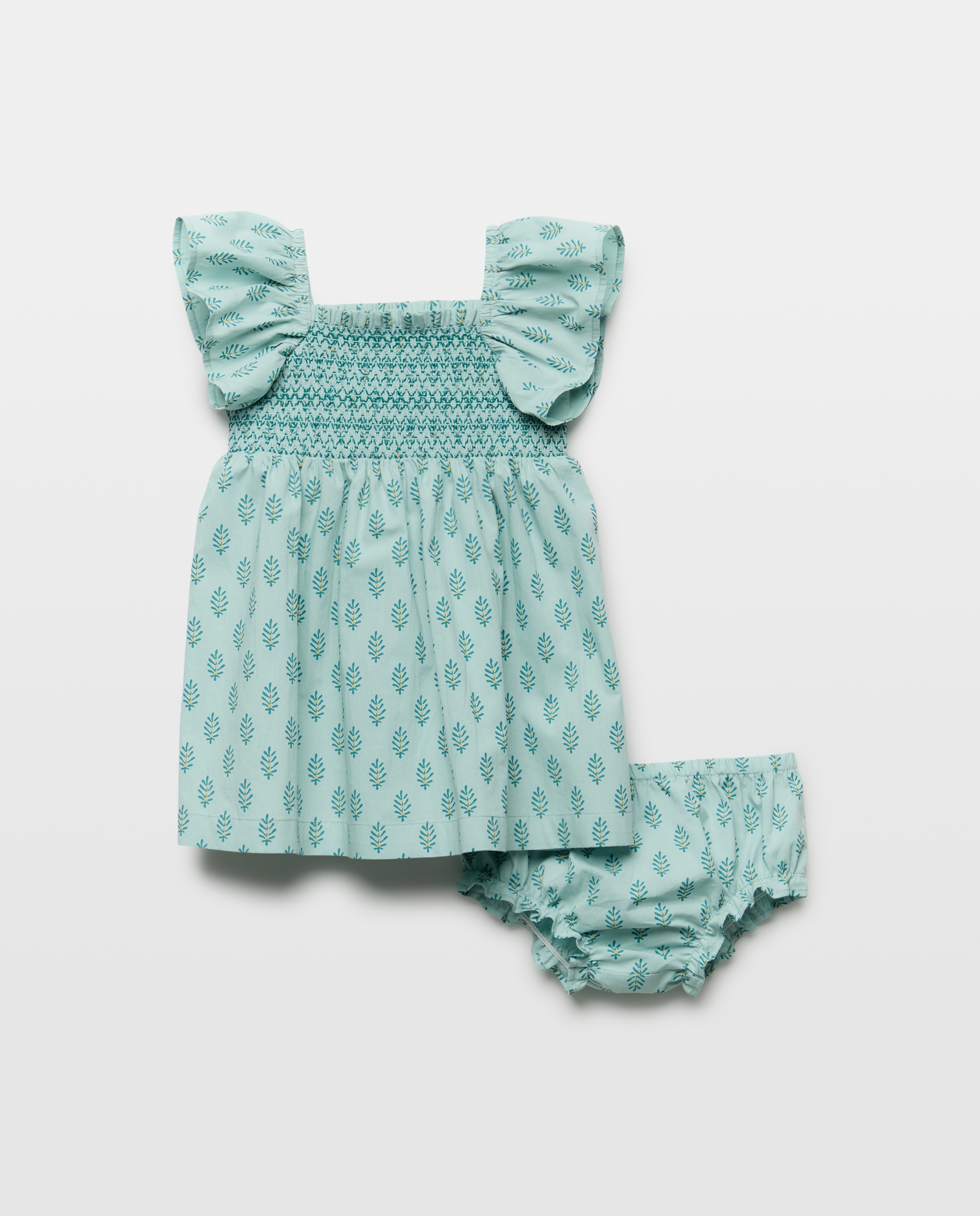 Imagen 0 de Vestido bebé niña lino estampado