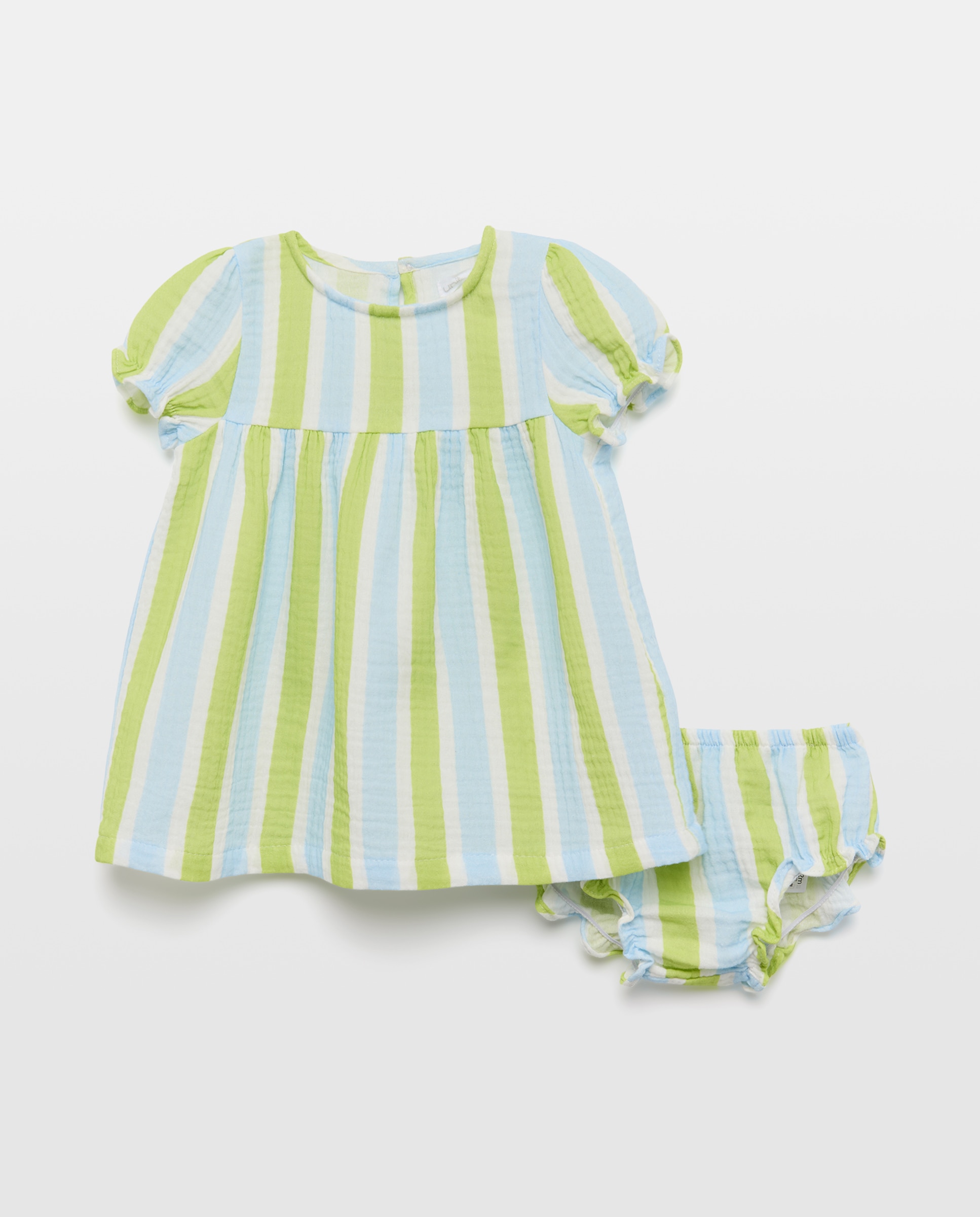 Imagen 0 de Vestido bebé de rayas
