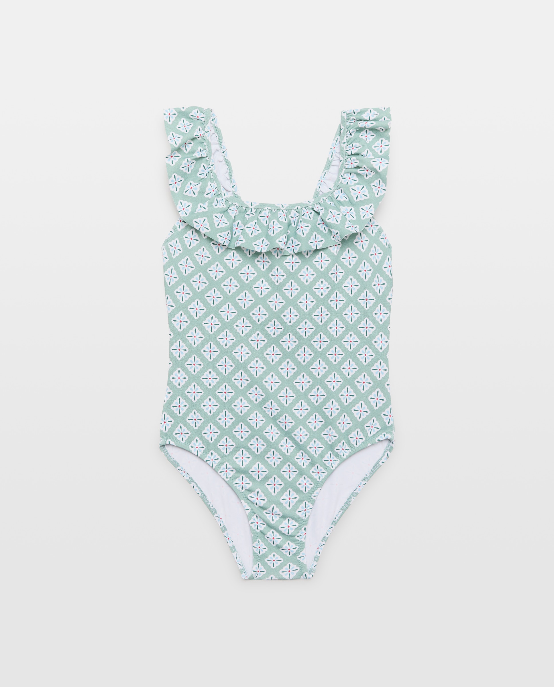 Imagen 0 de Bañador niña volante flores