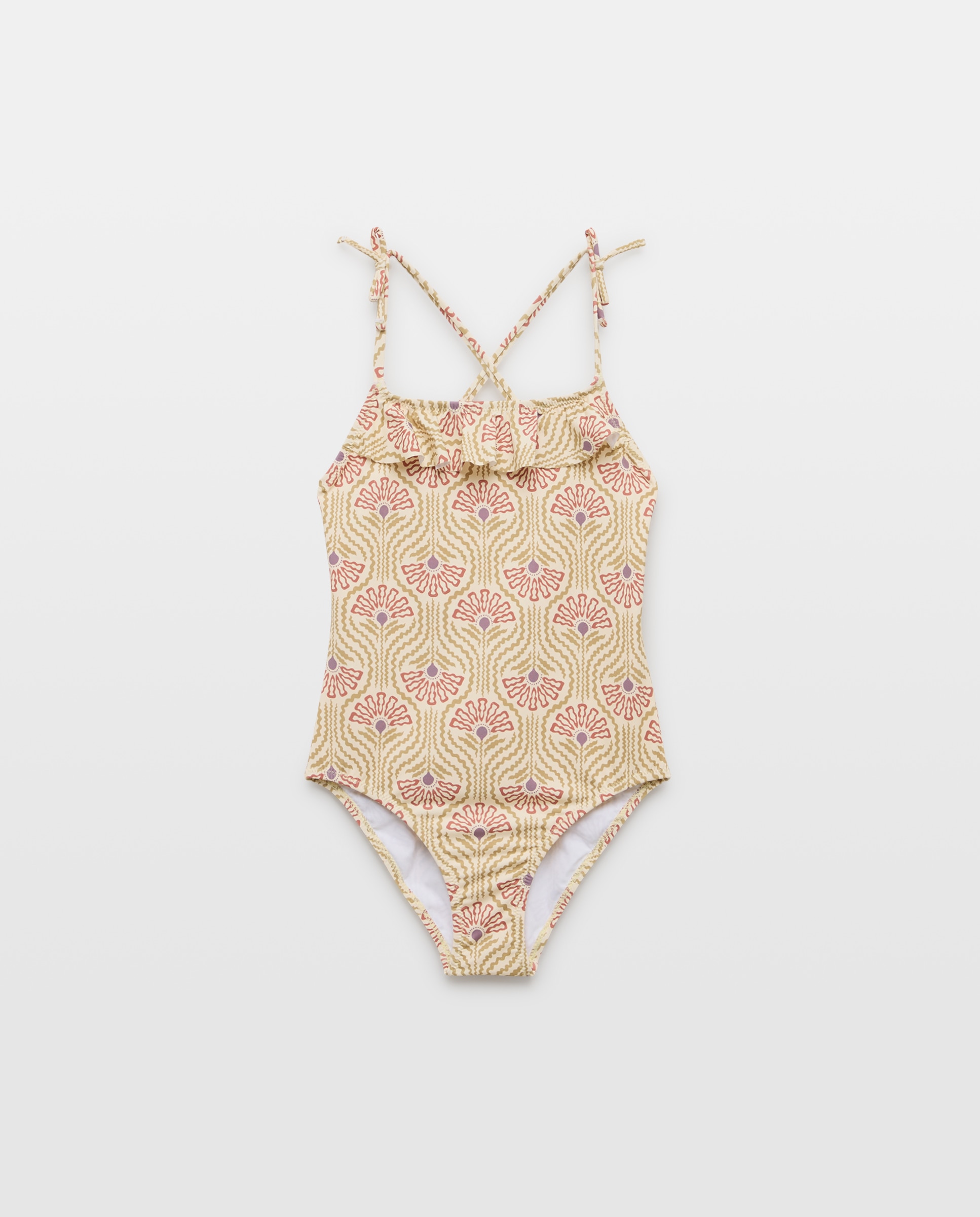 Imagen 0 de Bañador niña básico de palmeras