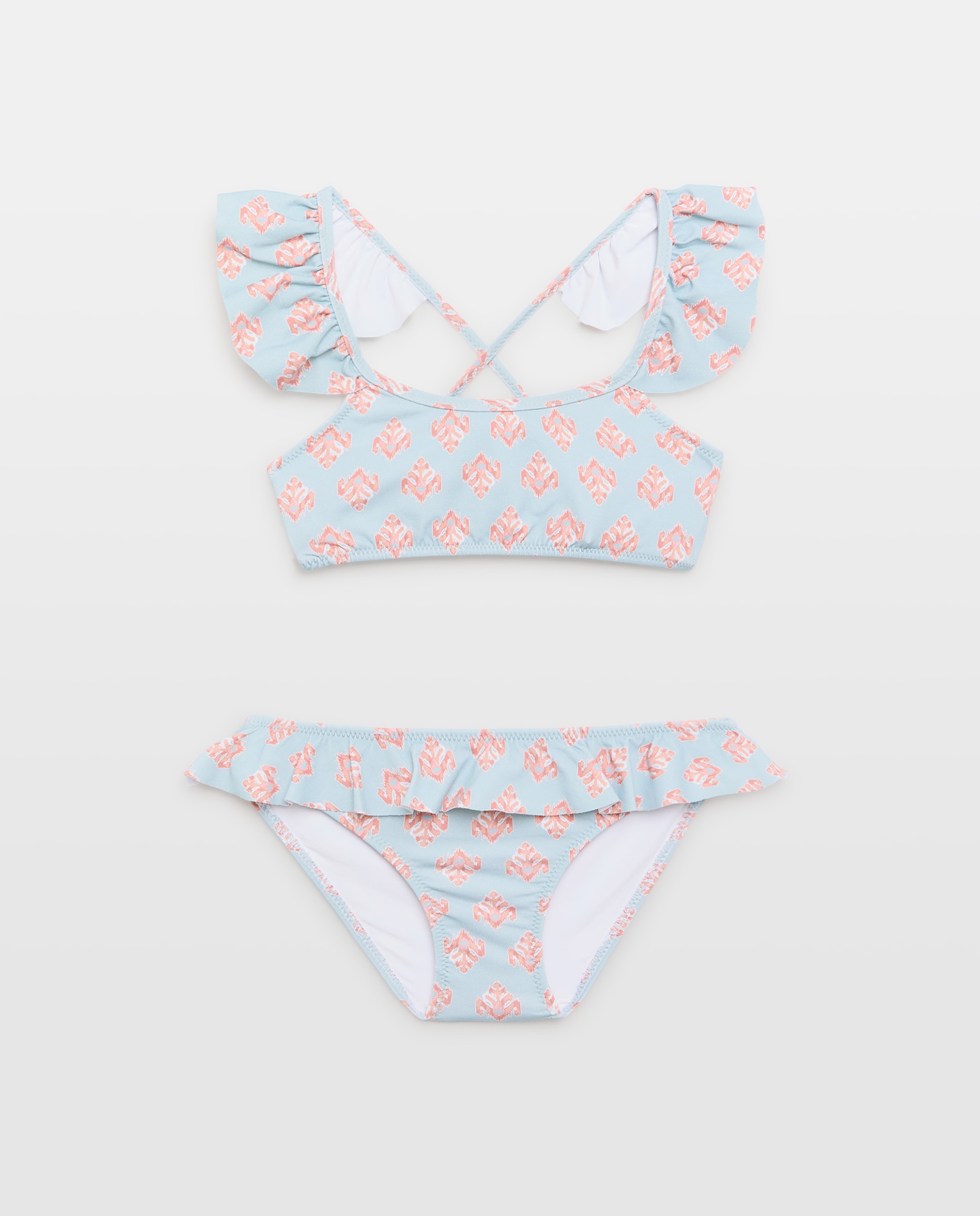 Imagen 0 de Bikini niña volante hombros sello