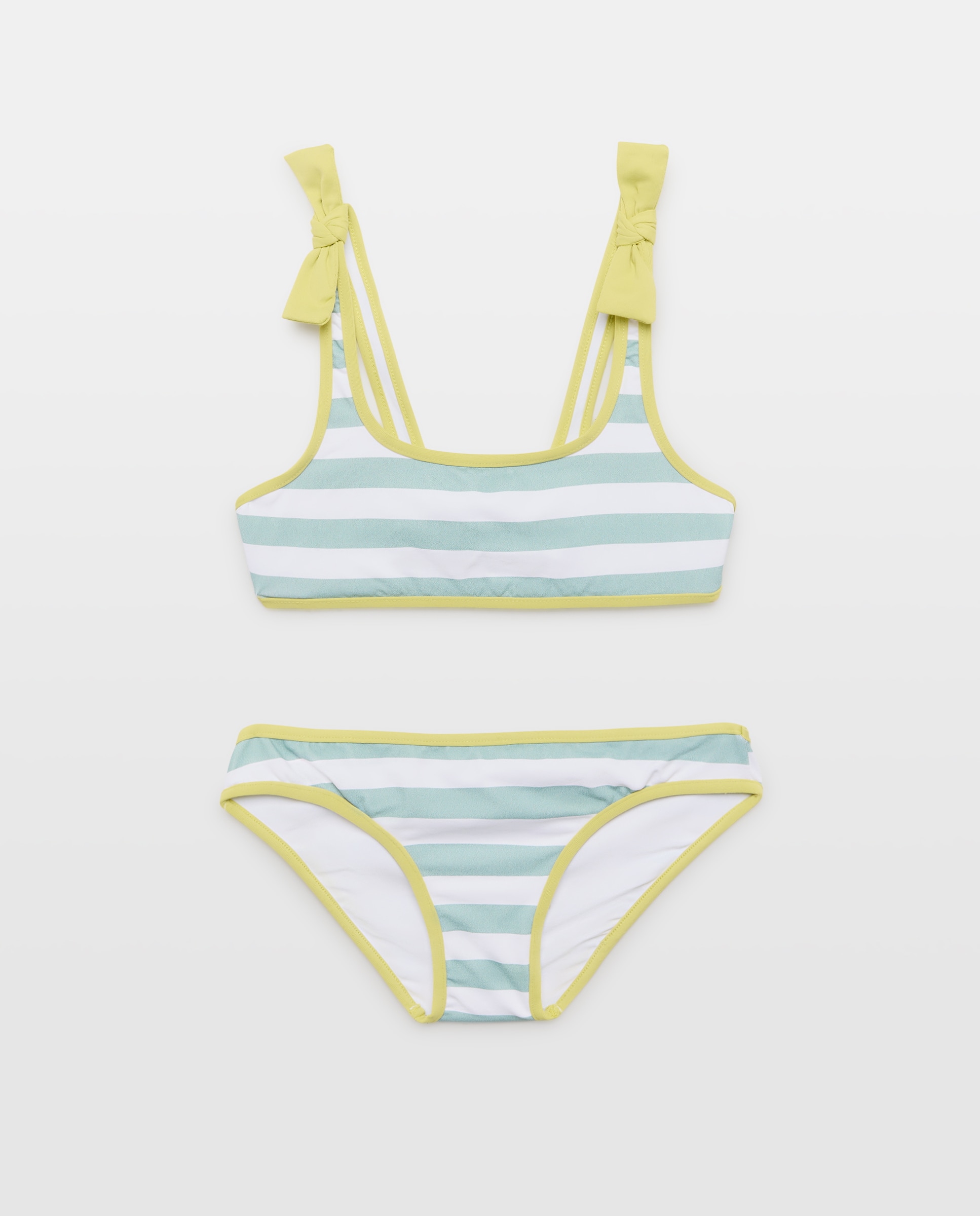 Imagen 0 de Bikini niña nudos y rayas