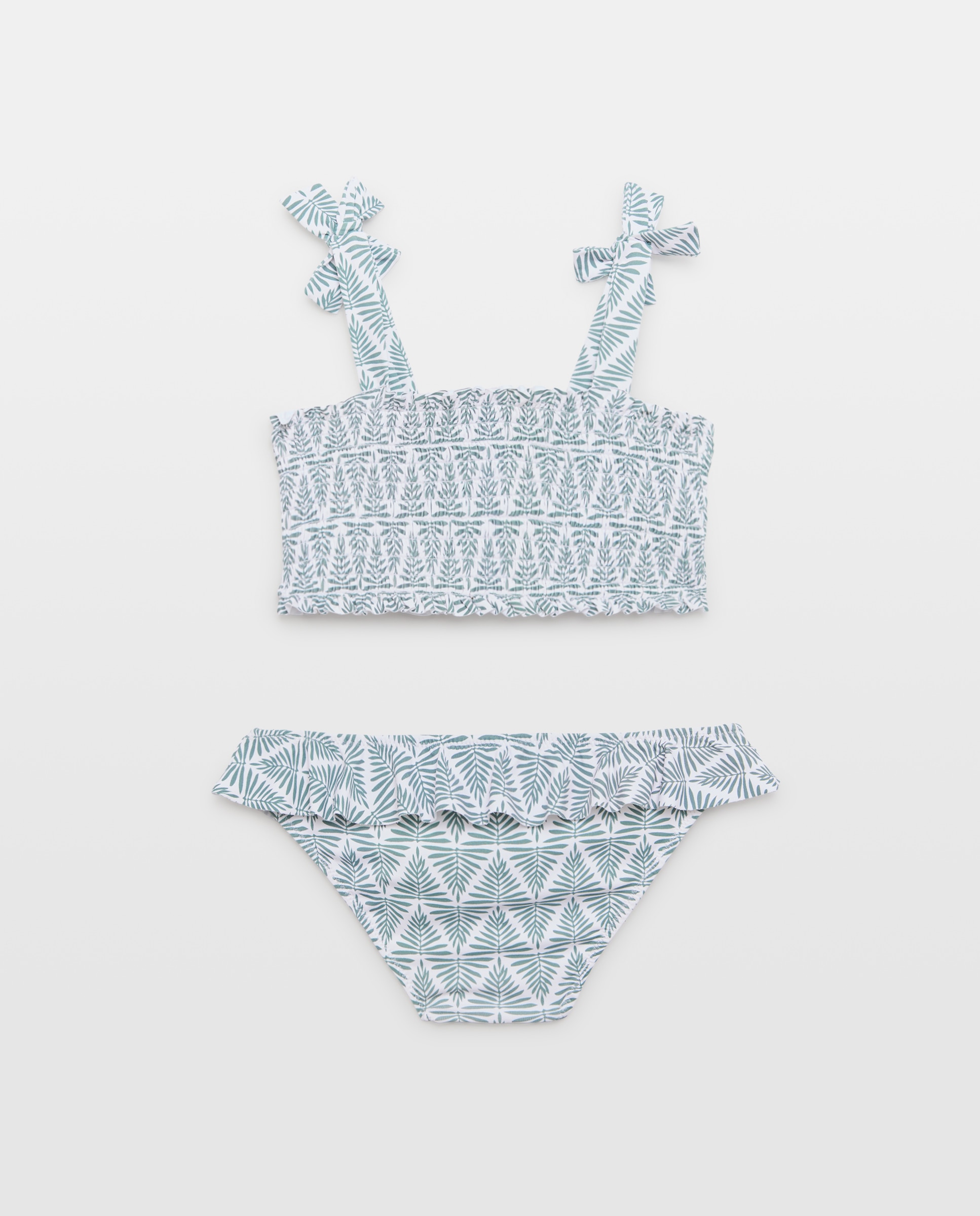 Bikini niña de helechos 520 Kaki-2