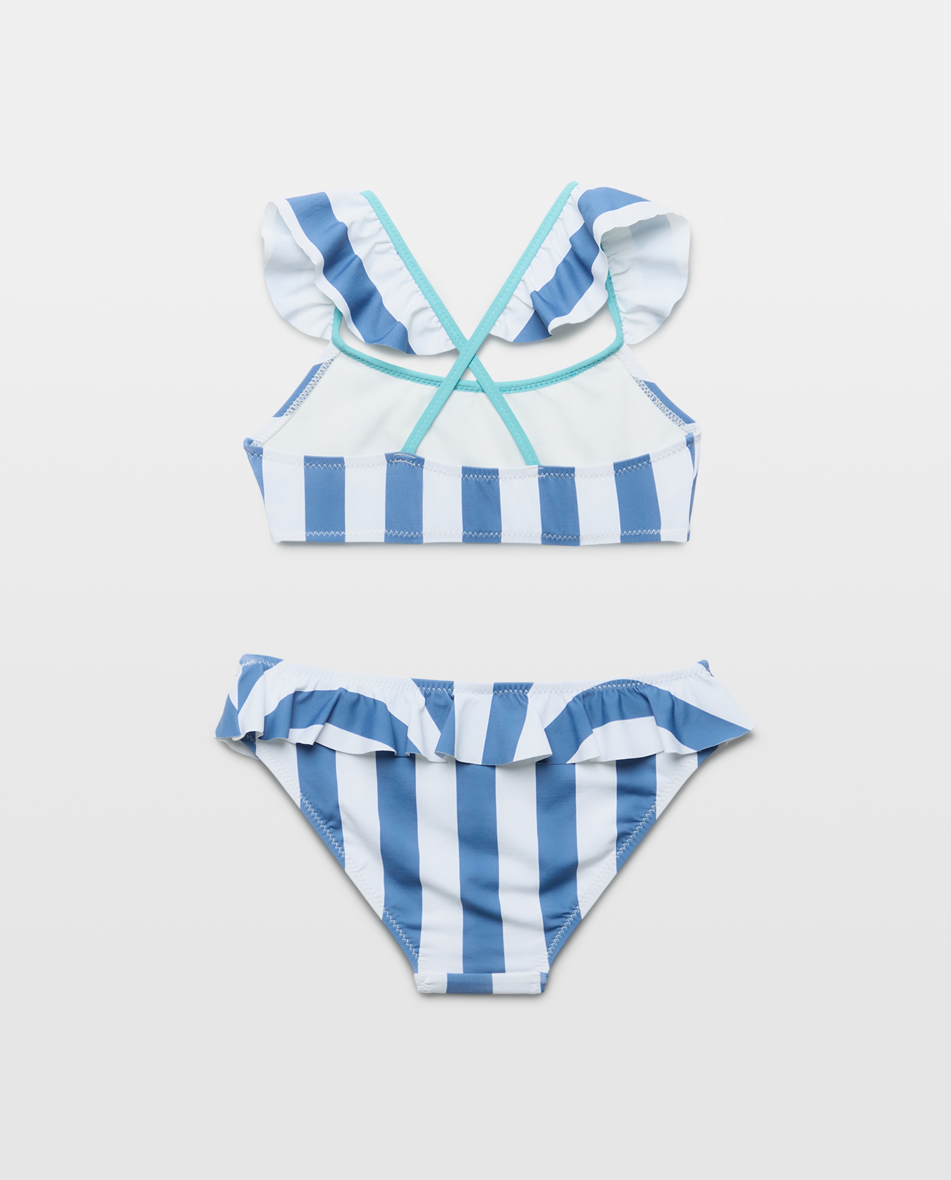 Bikini niña de rayas 471 Índigo-2