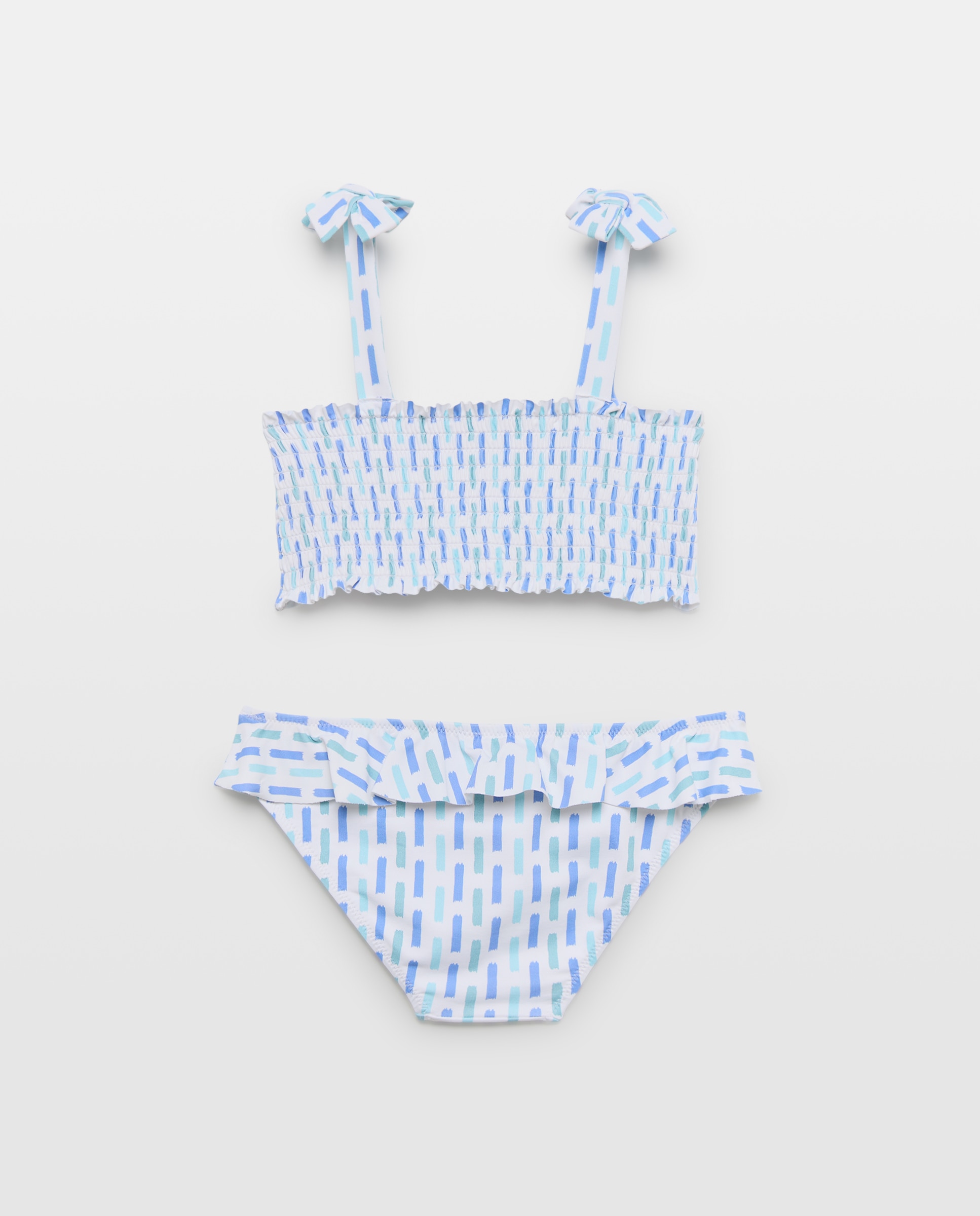 Bikini niña smock Blanco roto-2