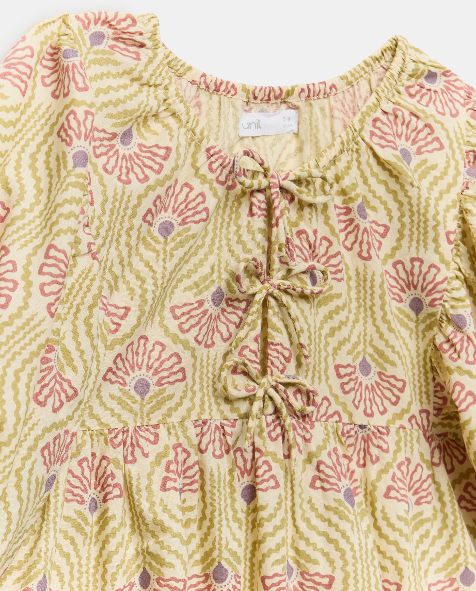 Kaftan niña palmeras 282 Malva-3