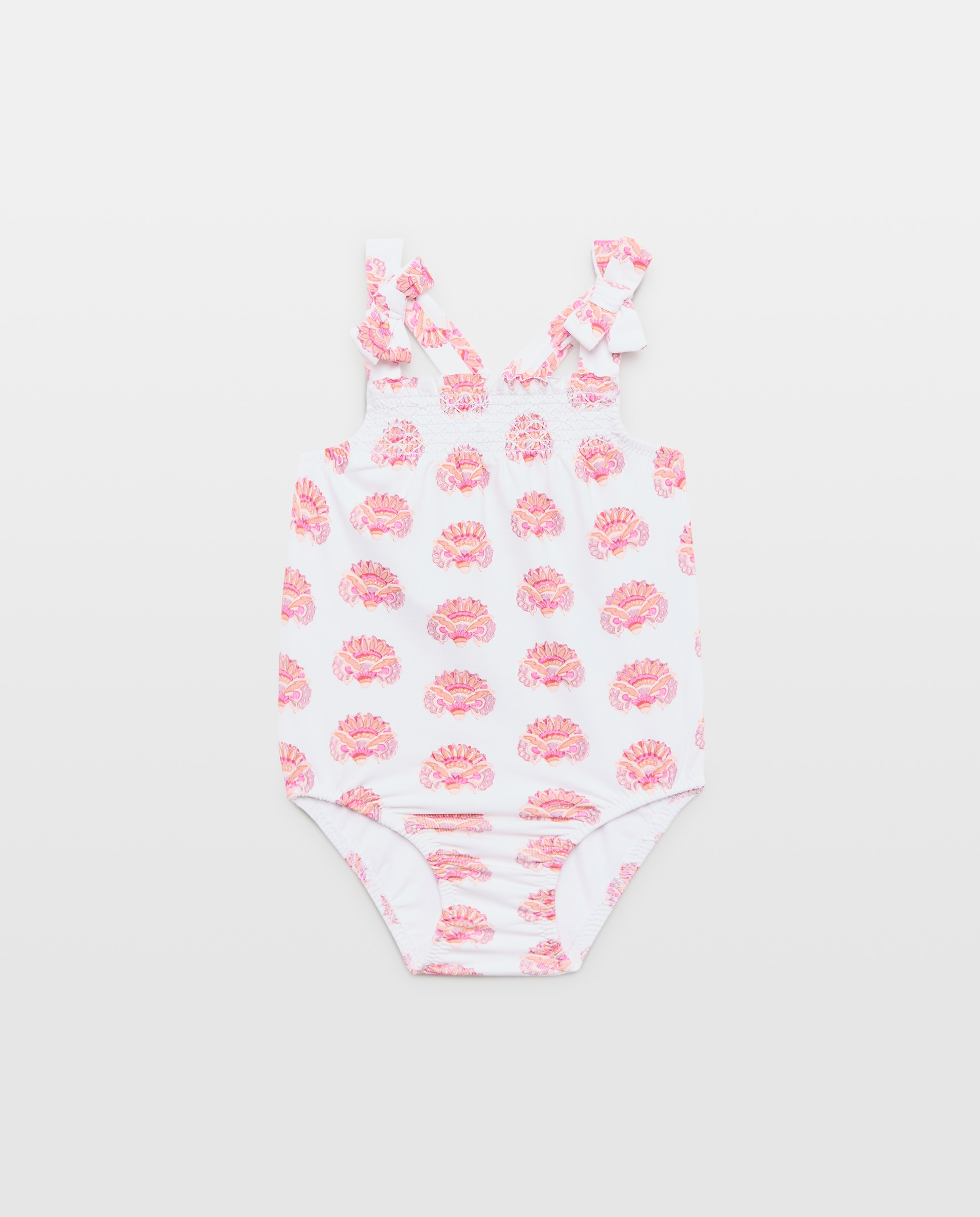 Imagen 0 de Bañador meses smock y lazos sello