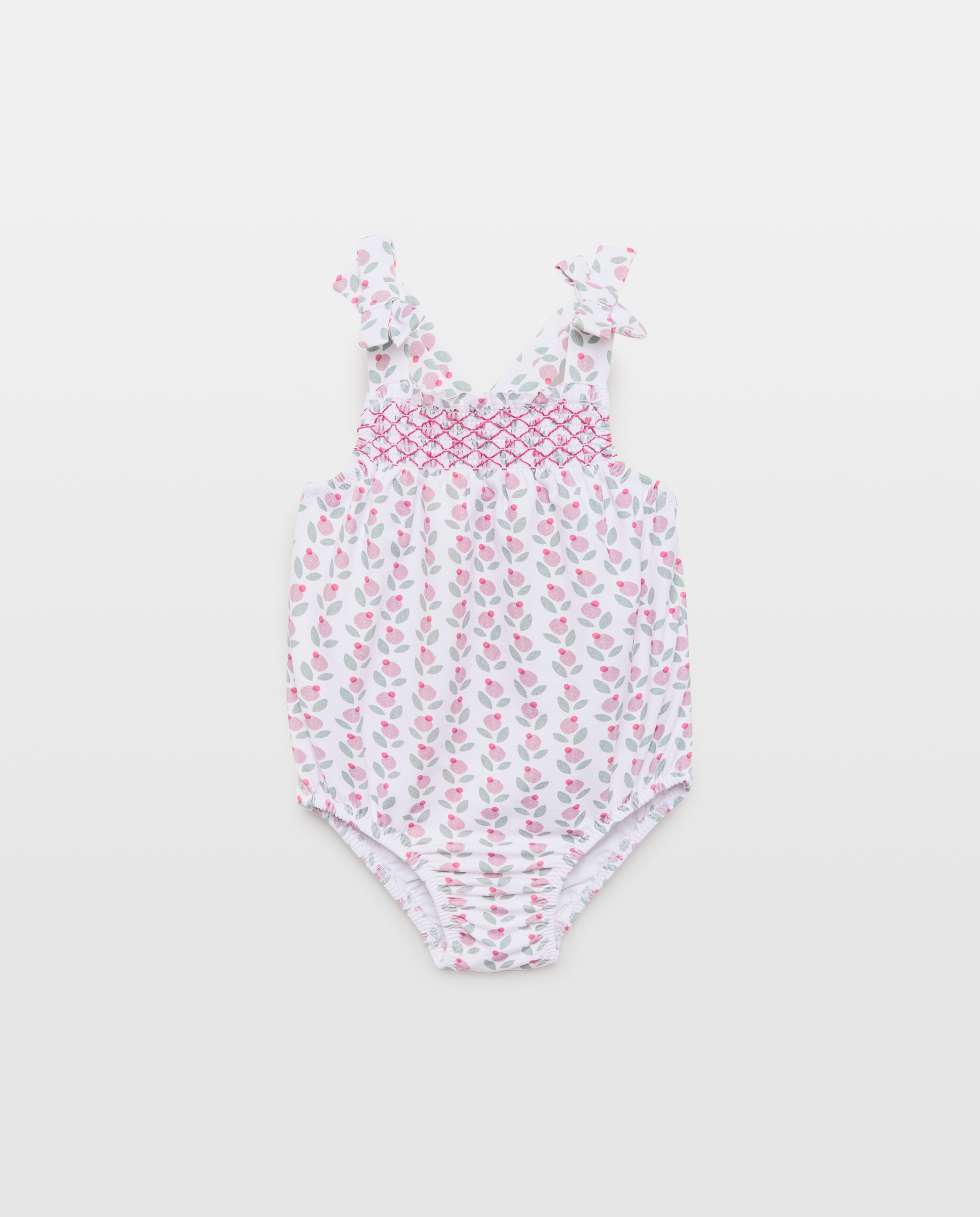 Imagen 0 de Bañador meses smock y lazos arándanos