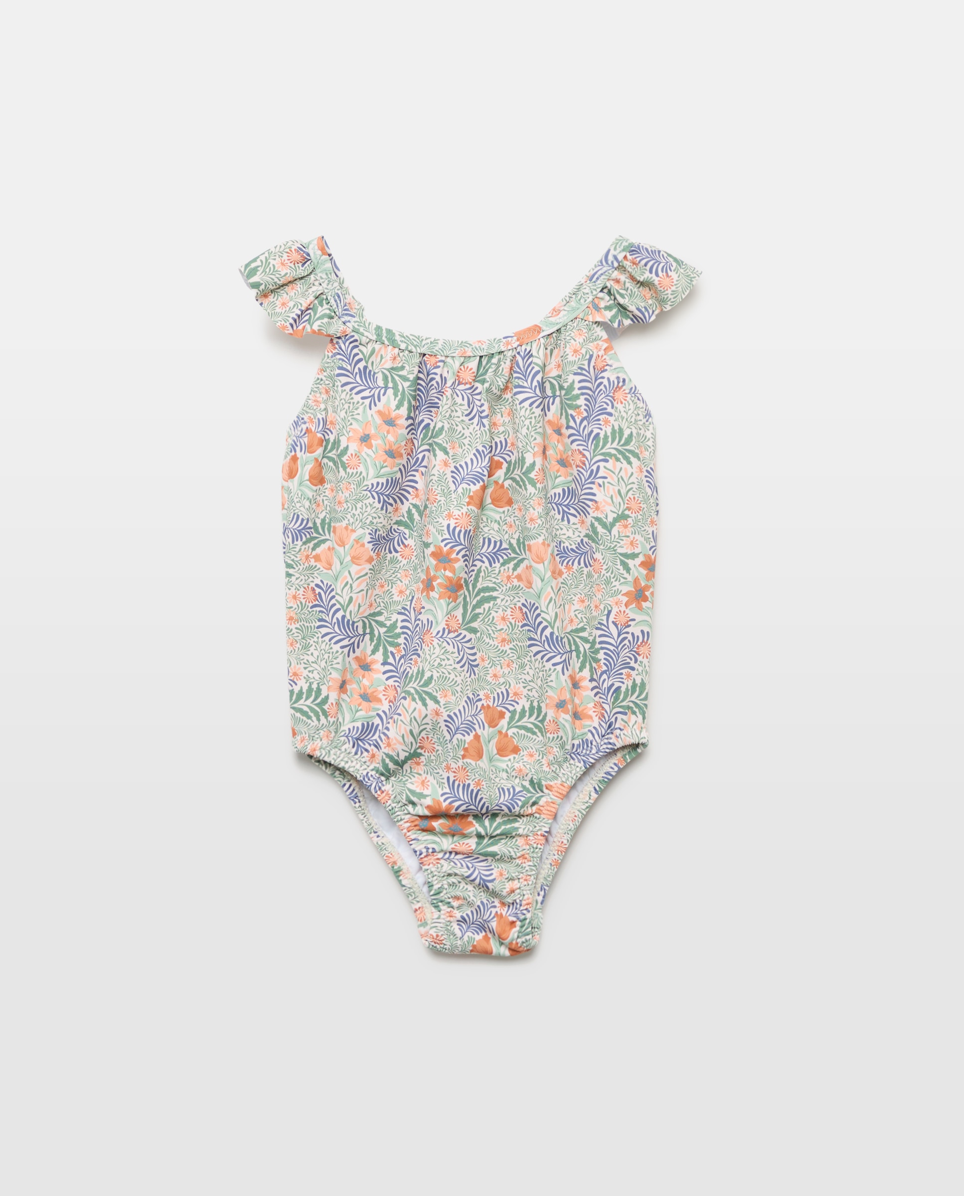 Imagen 0 de Bañador meses volante hombro de flores