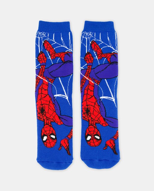 Imagem 0 de Meias Antiderrapantes com Fantasia Homem-Aranha