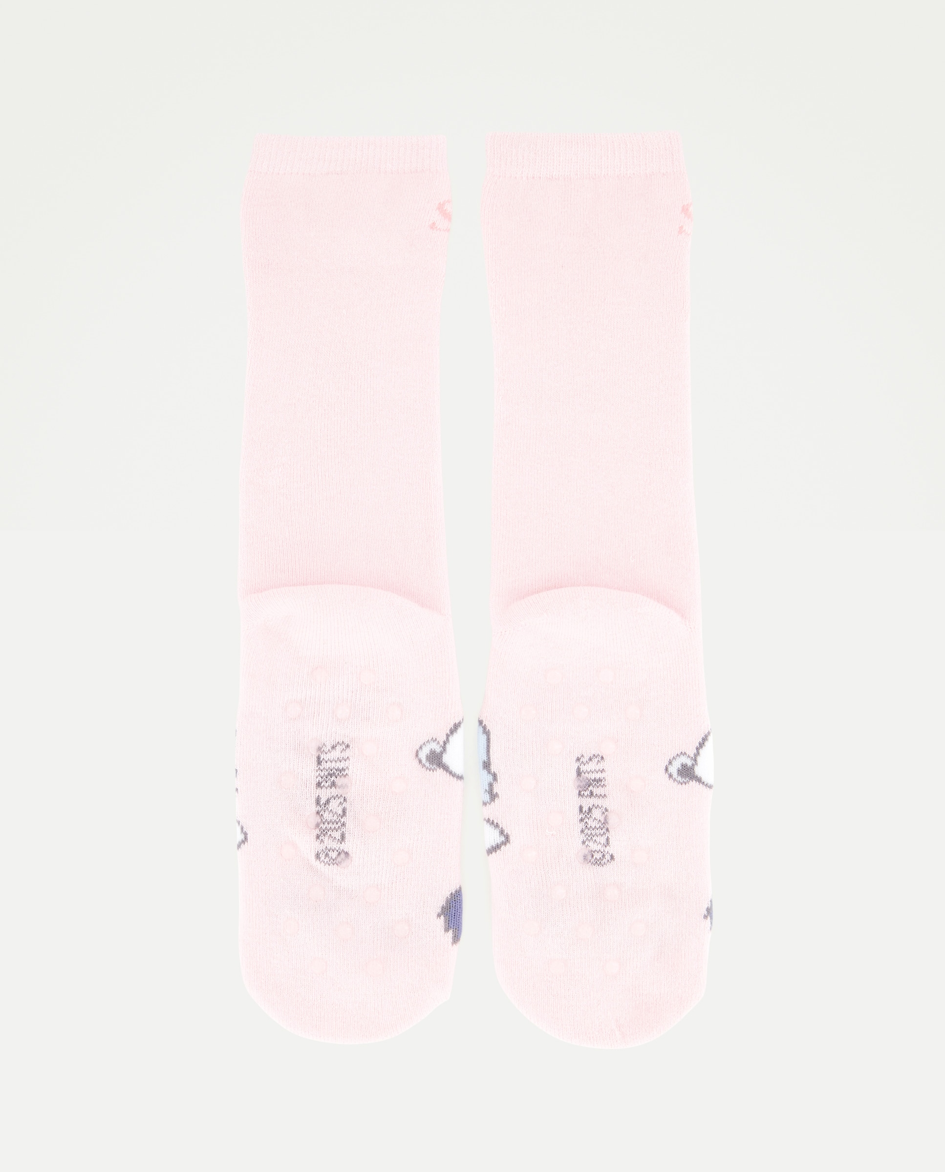 Meias Antiderrapantes Snoopy Rosa-2