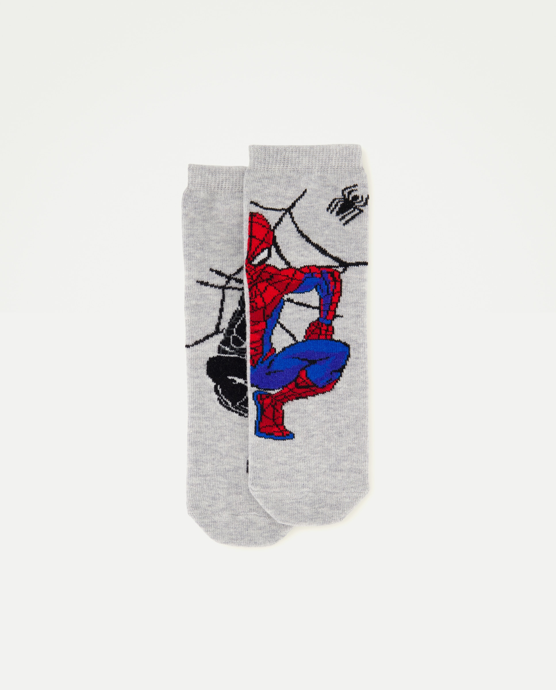 Imagem 0 de Pack de 2 Pares de Meias Antiderrapantes com Estampado do Homem-Aranha