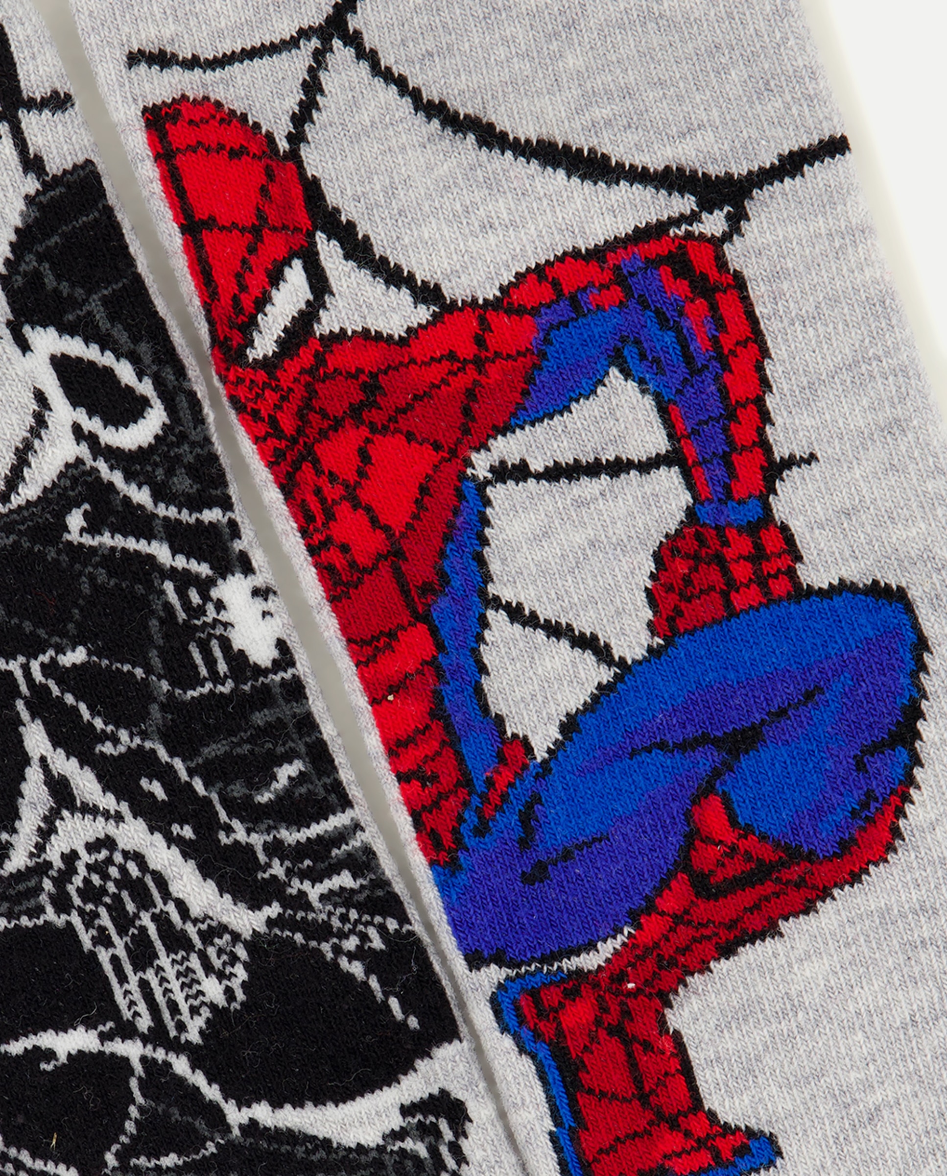 Pack de 2 Pares de Meias Antiderrapantes com Estampado do Homem-Aranha Cotton Juice Multicolor-3