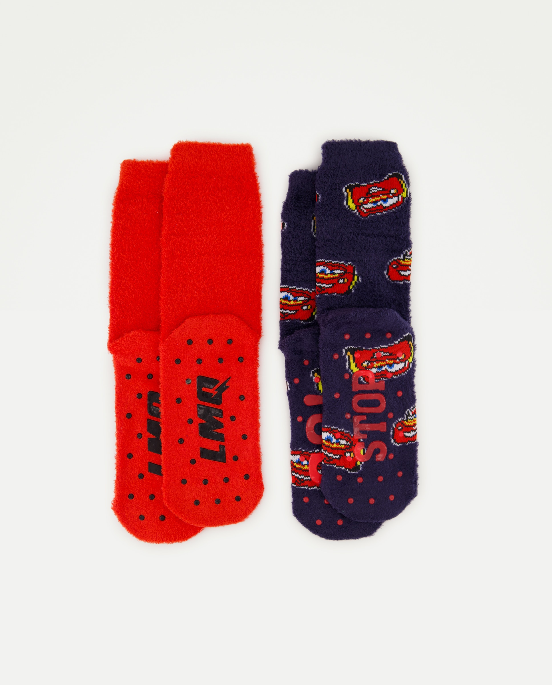 Pack 2 calcetines antideslizantes fantasía Cars cosy de niño - Cotton Juice - Multicolor Multicolor-2