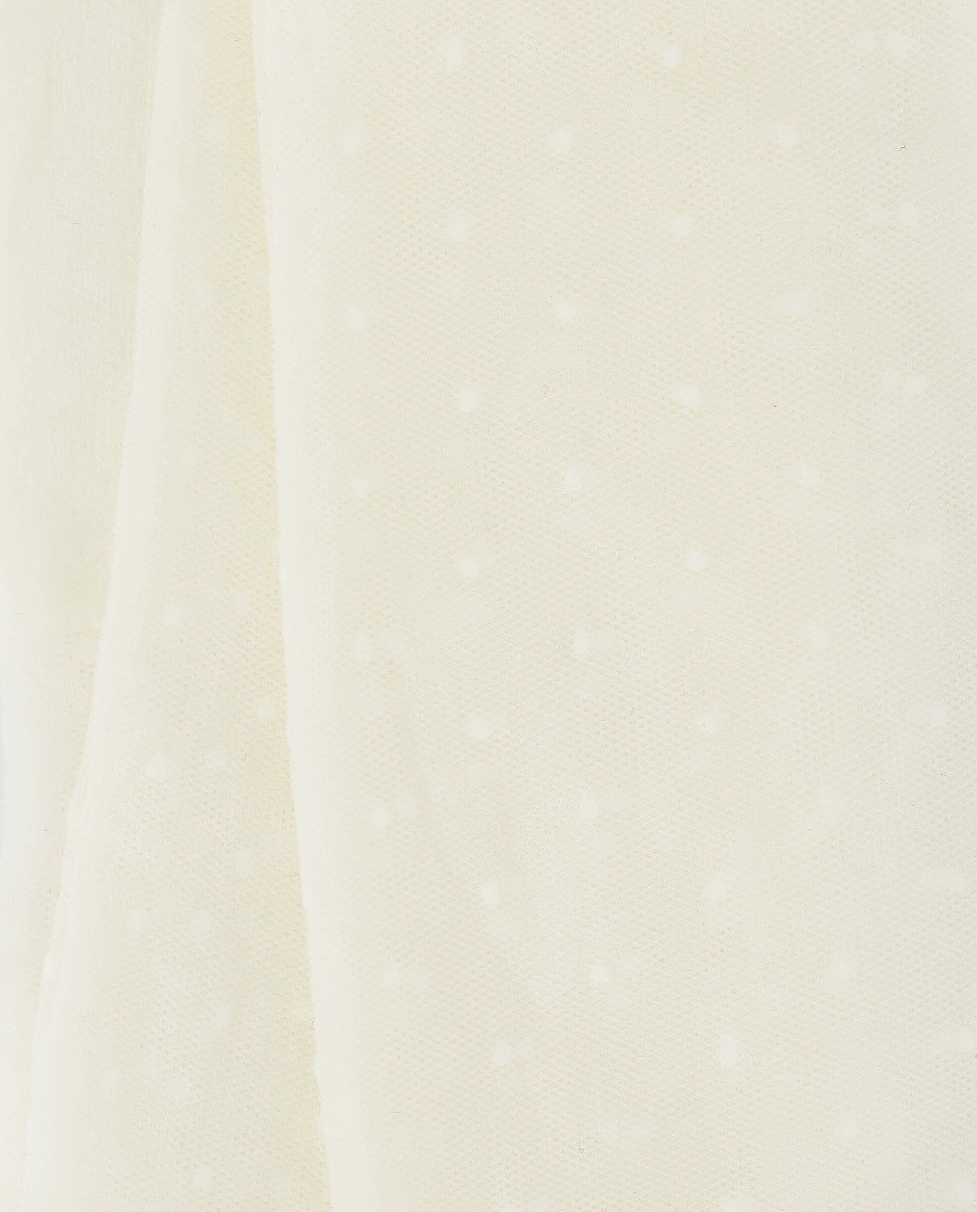Collants Fantasia com Bolinhas de Criança Cotton Juice 130 Marfim-2