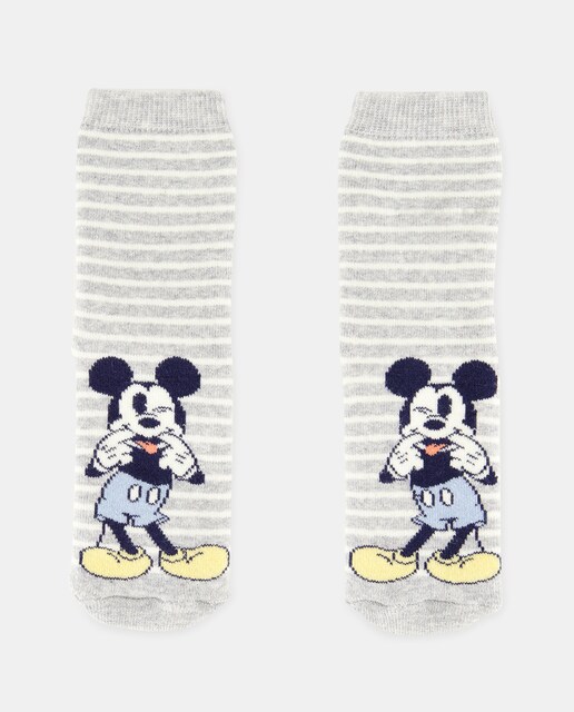 Calcetín antideslizante fantasía MICKEY de bebé niño