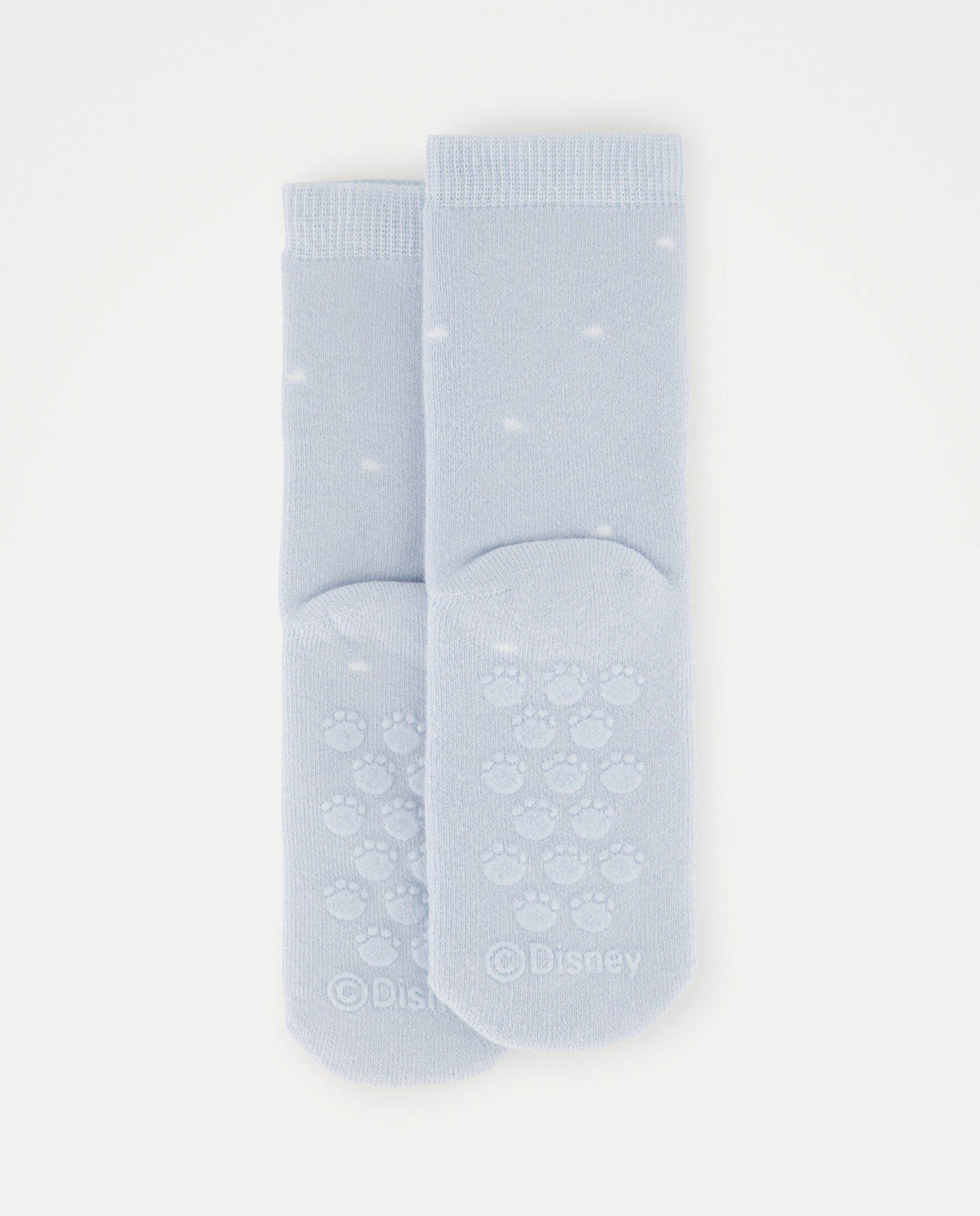 Meias Antiderrapantes de Bebé com Estampado Stitch e Corações Cotton Juice Multicolor-2