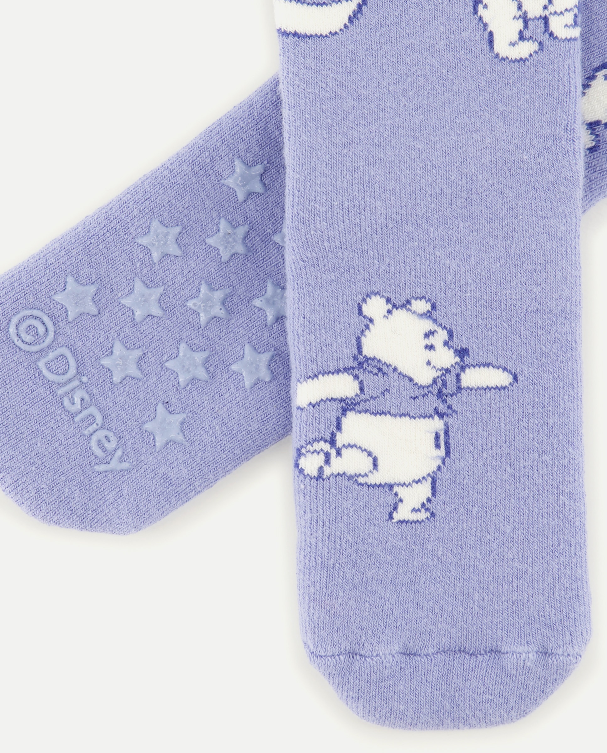 Meias Antiderrapantes de Bebé com Fantasia Winnie The Pooh Cotton Juice Azul-marinho-3