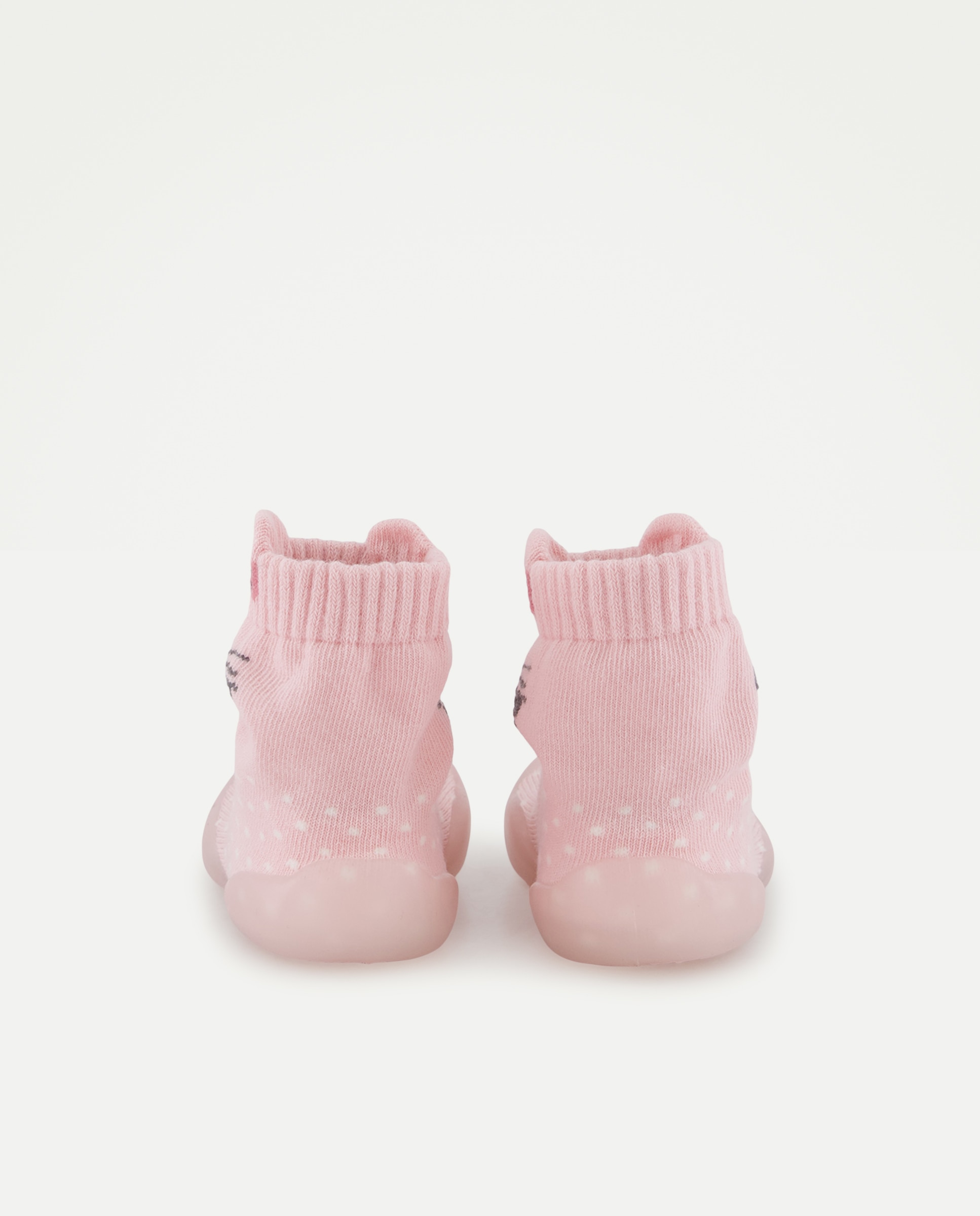 Zapatilla estampado fantasía de bebé - Cotton Juice - Rosa Rosa-4