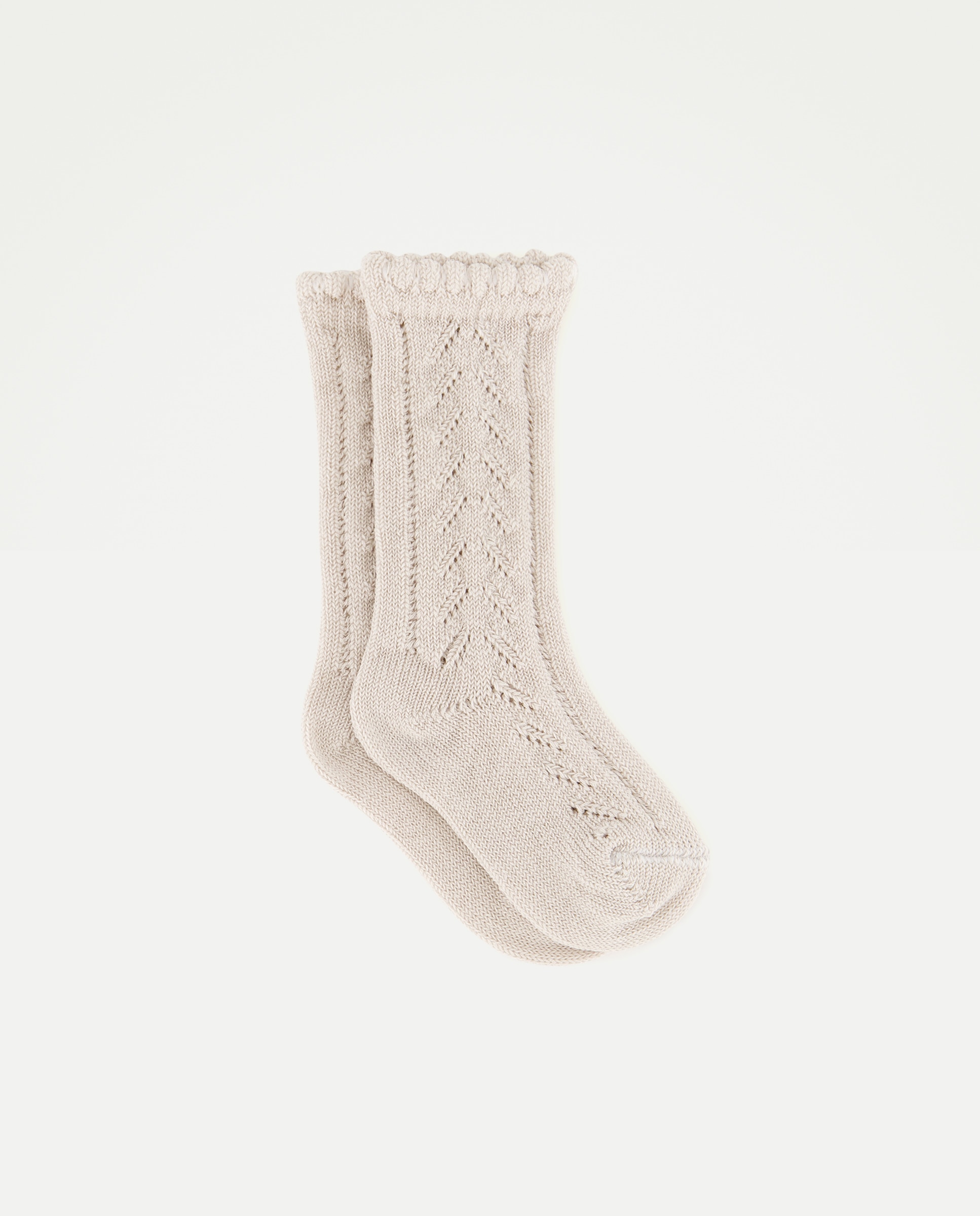 Imagem 0 de Meias Altas Rendilhadas de Bebé