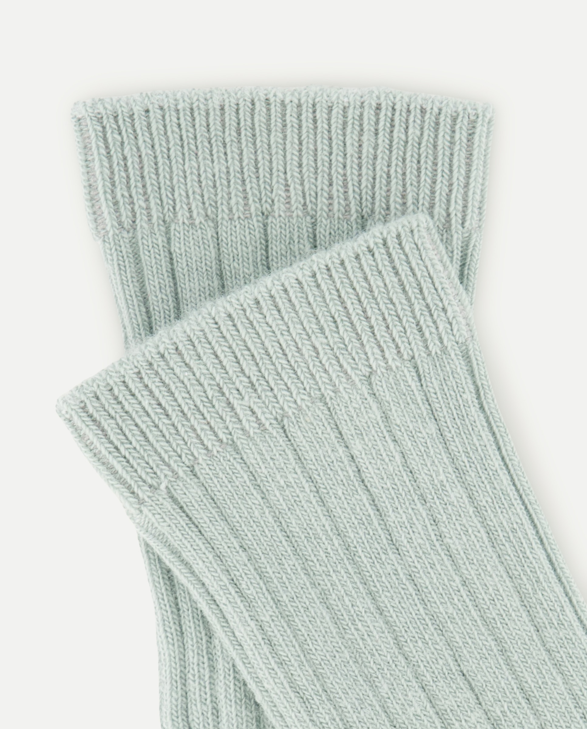 Calcetín alto canalé de bebé - Cotton Juice - 510 Verde claro 510 Verde claro-2