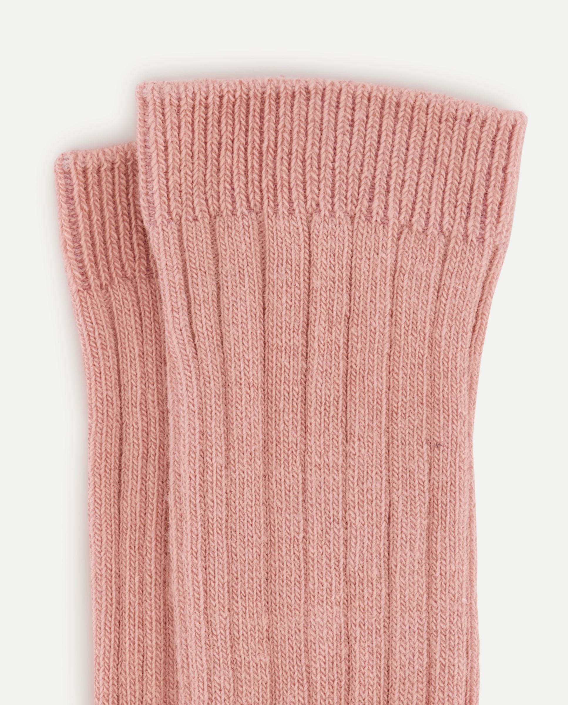 Meias Altas Caneladas de Bebé Cotton Juice 200 Rosa-2