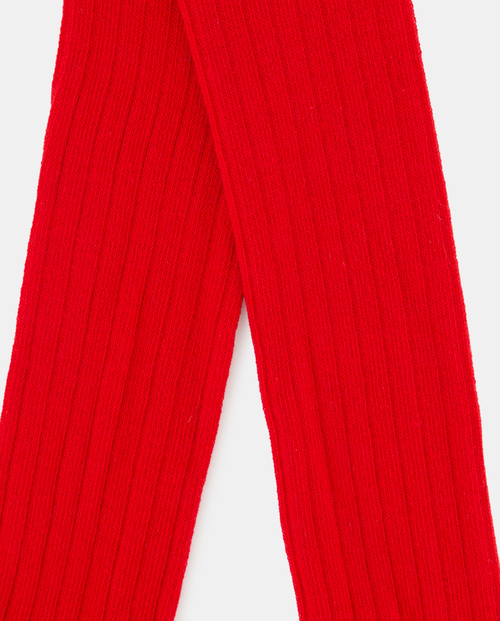 Pack de Dois Collants Canelados de Bebé Cotton Juice Vermelho-3