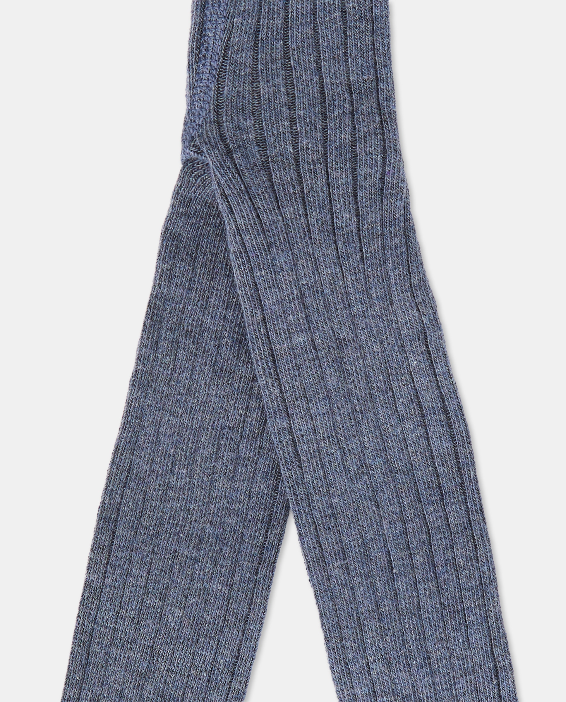 Collants Básicos Canelados de Bebé 400 Azul-2