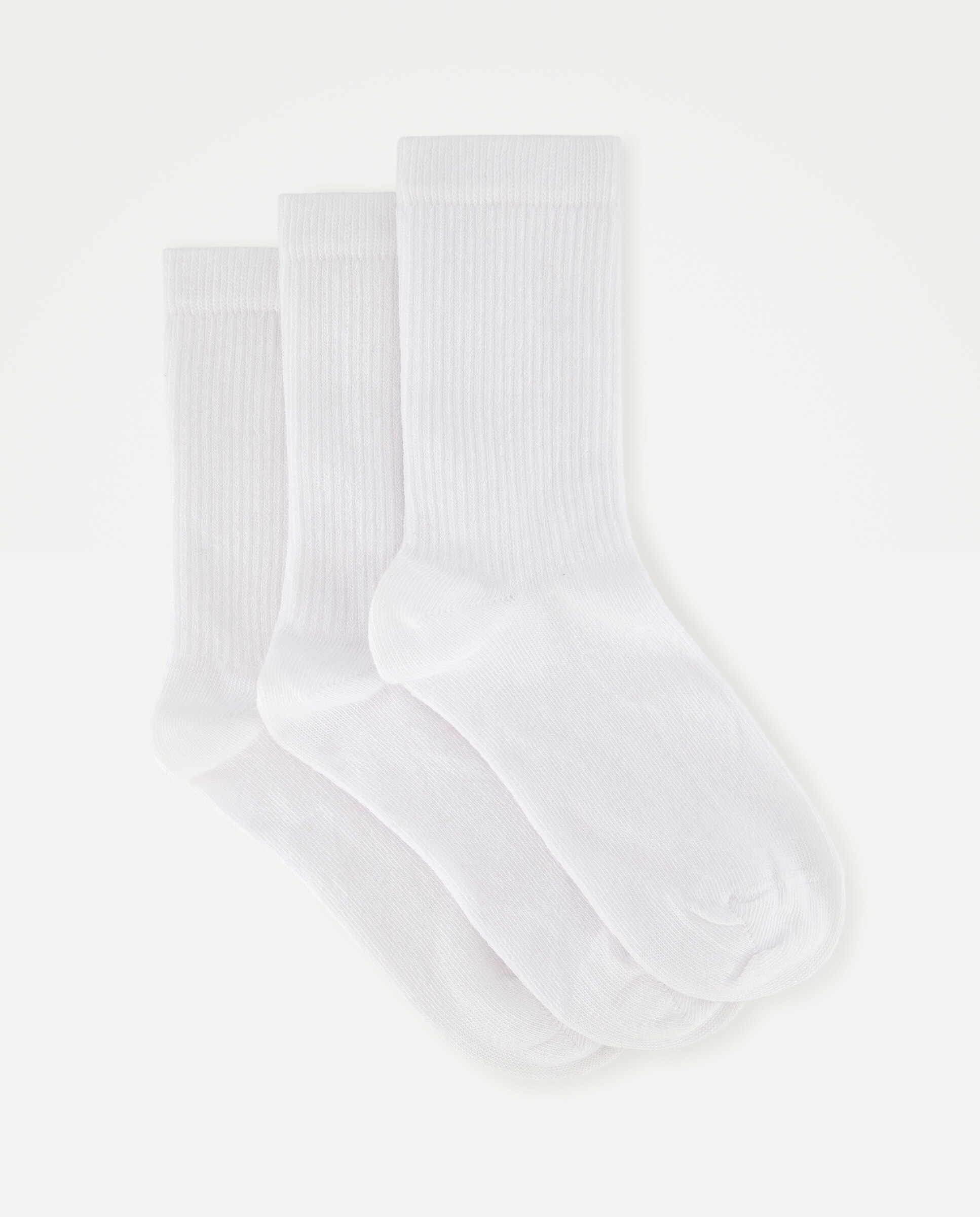 Imagem 0 de Pack de 3 Pares de Meias Desportivas - Branco