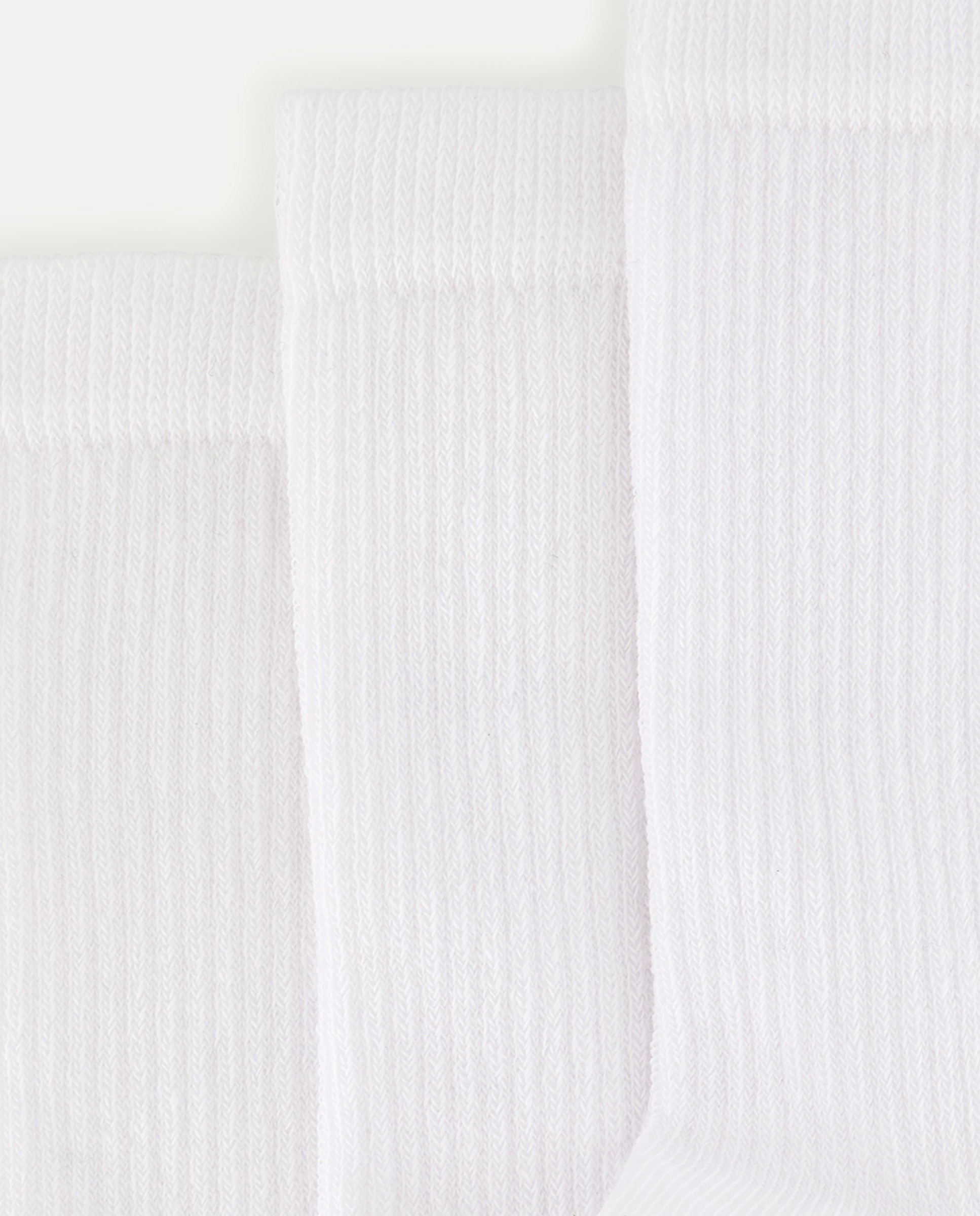 Pack de 3 Pares de Meias Desportivas - Branco Cotton Juice Branco-2
