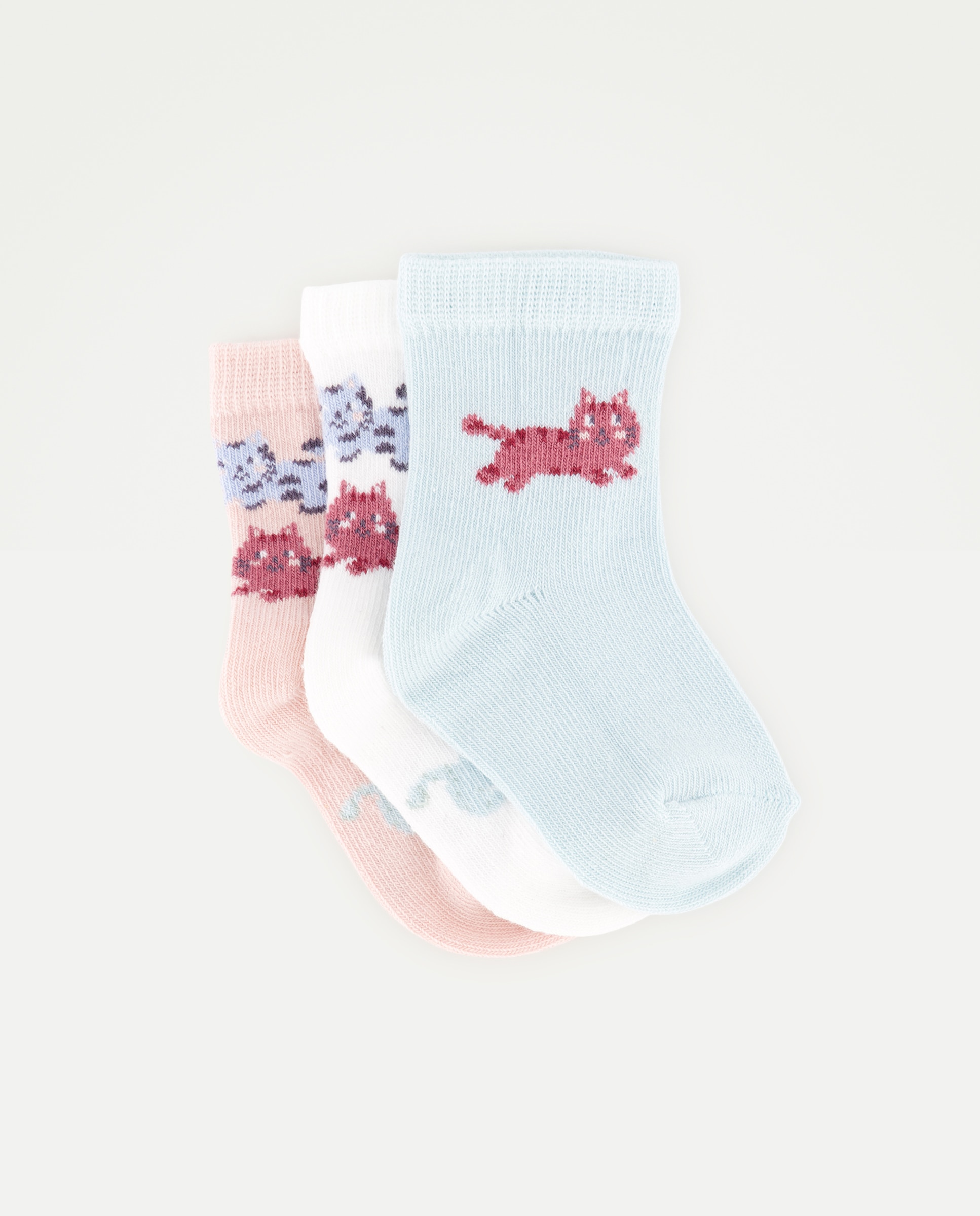 Imagem 0 de Pack de 3 Pares de Meias de Bebé com Estampado de Fantasia