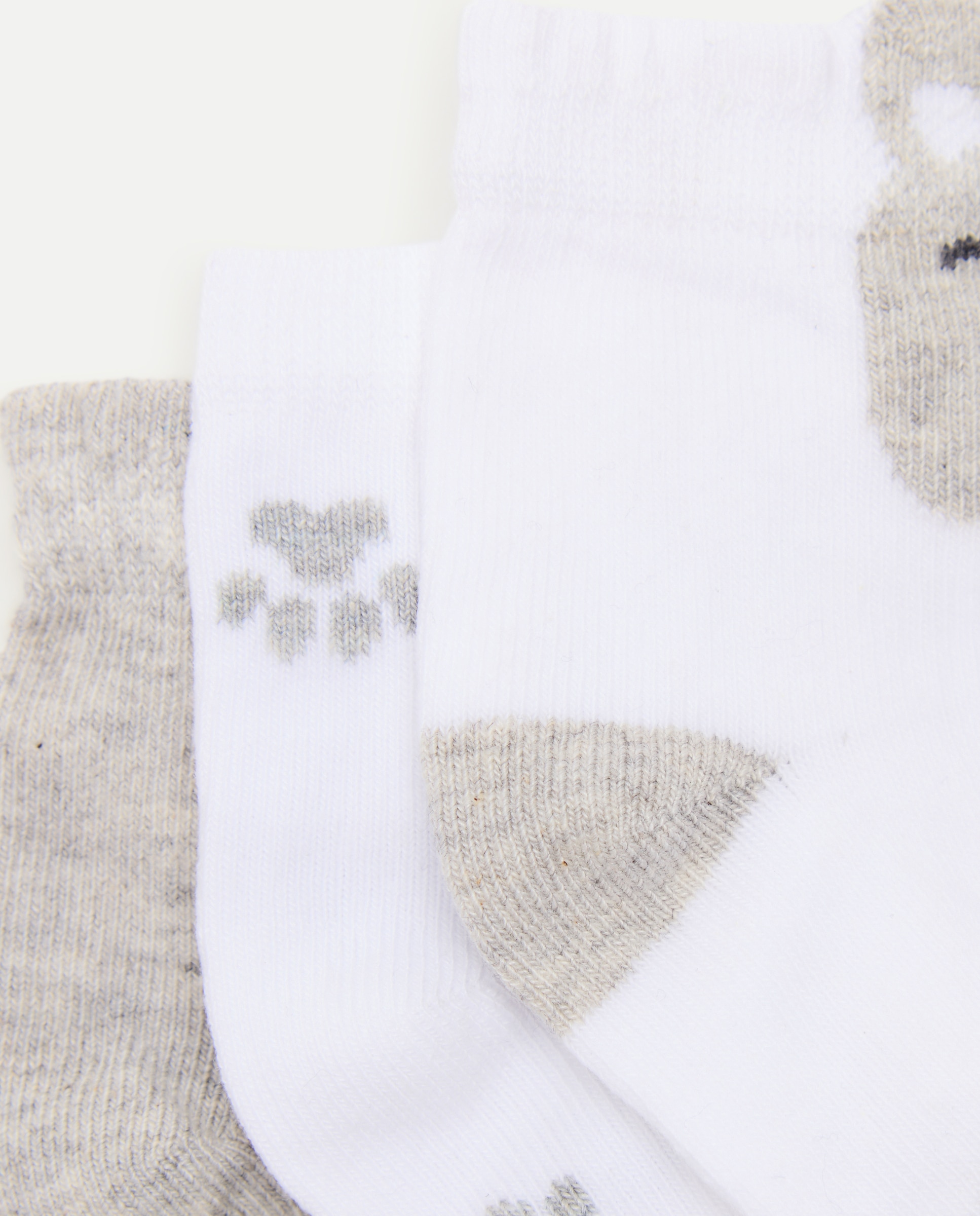 Pack de 3 calcetines cortos fantasía de bebé - Cotton Juice - Negro Negro-2