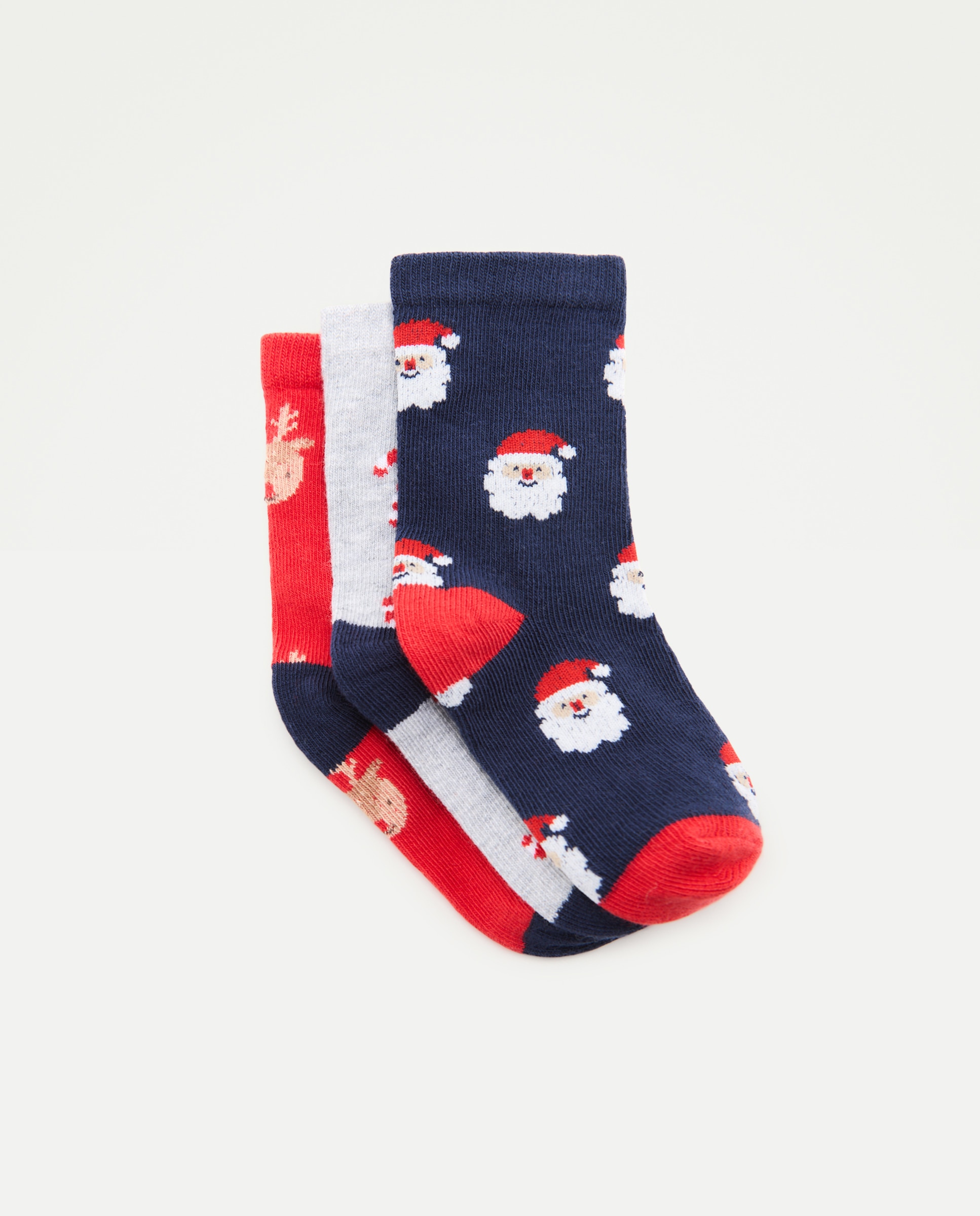 Imagem 0 de Pack de 3 Pares de Meias de Bebé com Estampado de Fantasia