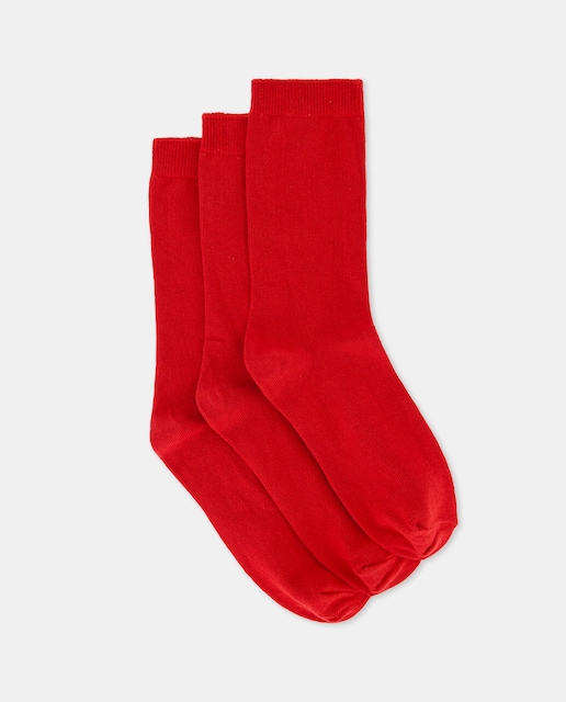 Imagen 0 de Pack 3 calcetines lisos de niña