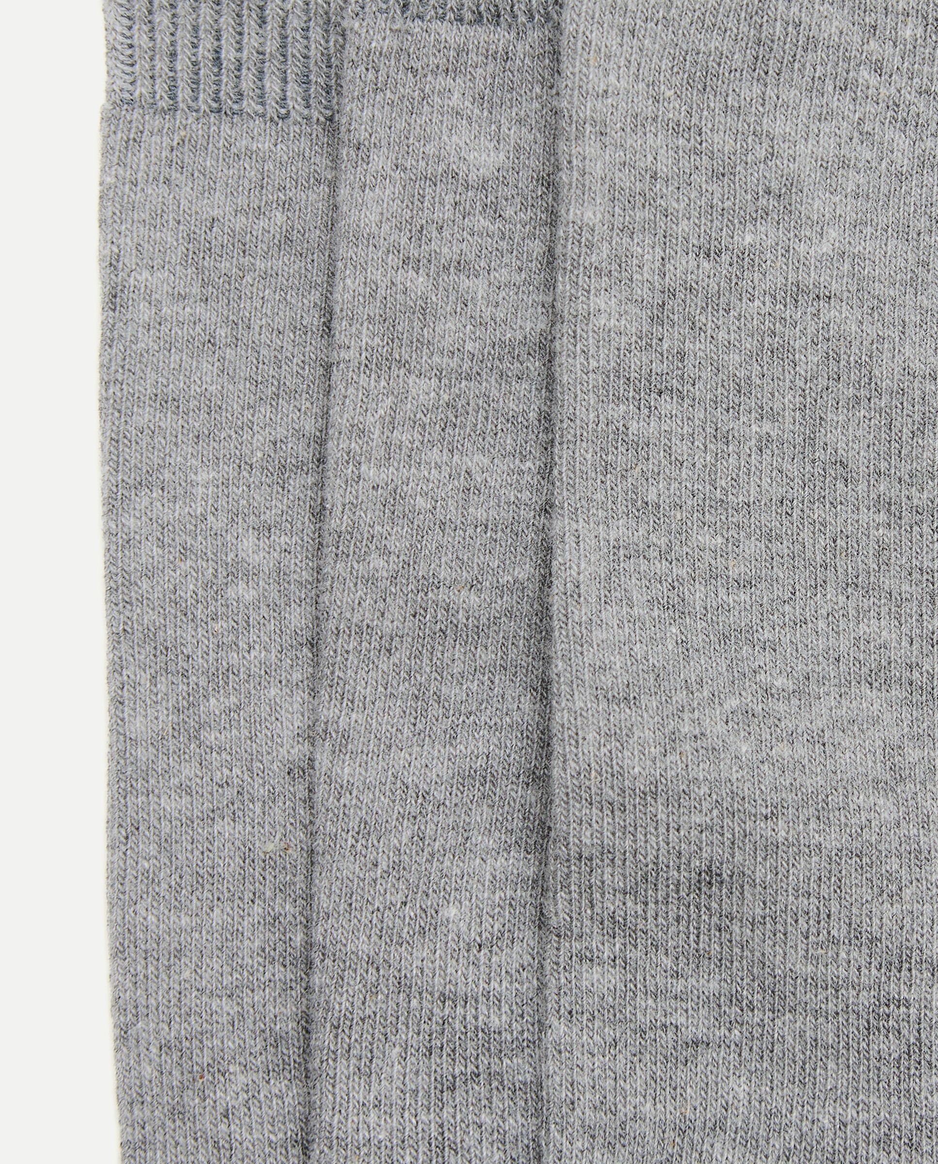 Pack de 3 Pares de Meias Lisas Cotton Juice 820 Cinzento Médio-2