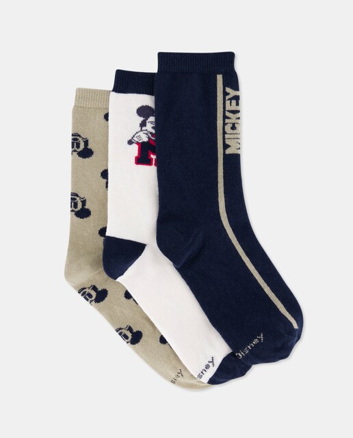 Imagem 0 de Pack de 3 Pares de Meias com Fantasia Mickey