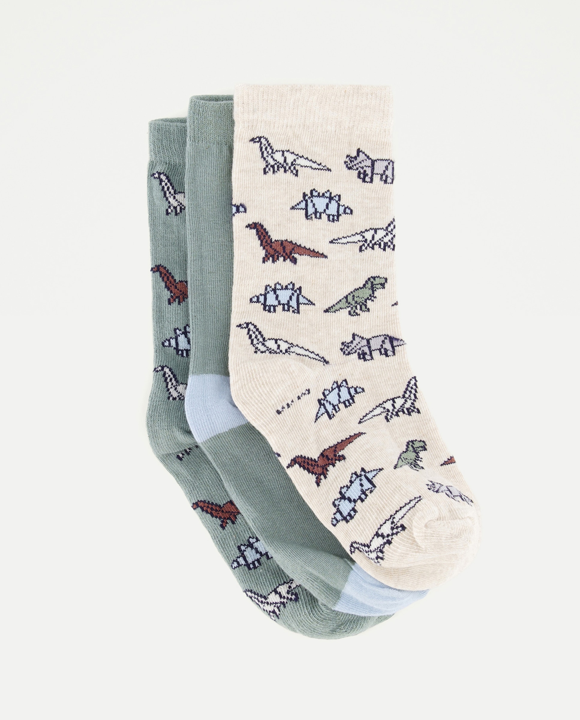 Imagem 0 de Pack de 3 Pares de Meias Curtas com Estampado de Fantasia de Criança