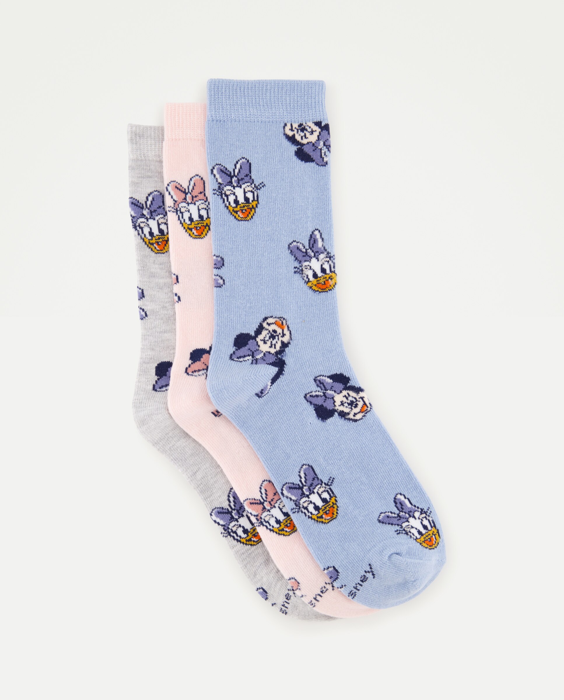 Imagem 0 de Pack de 3 Pares de Meias Curtas com Fantasia Minnie e Daisy