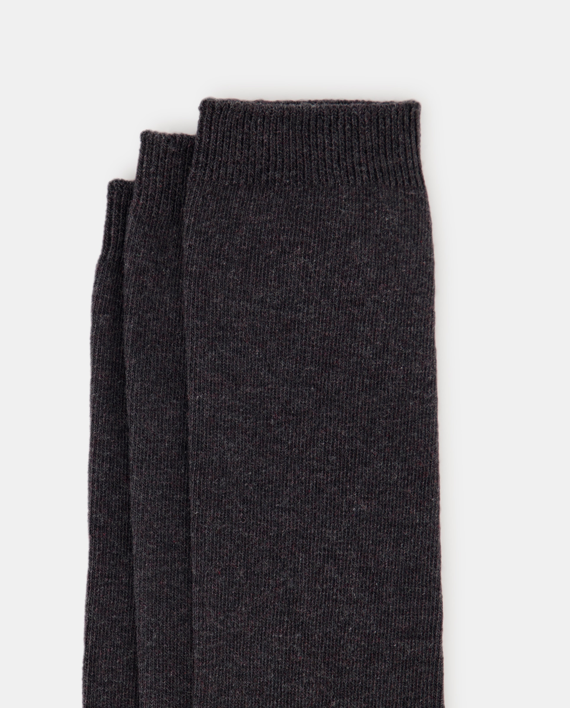 Pack de tres calcetines altos de niña - Cotton Juice - Gris Gris-2