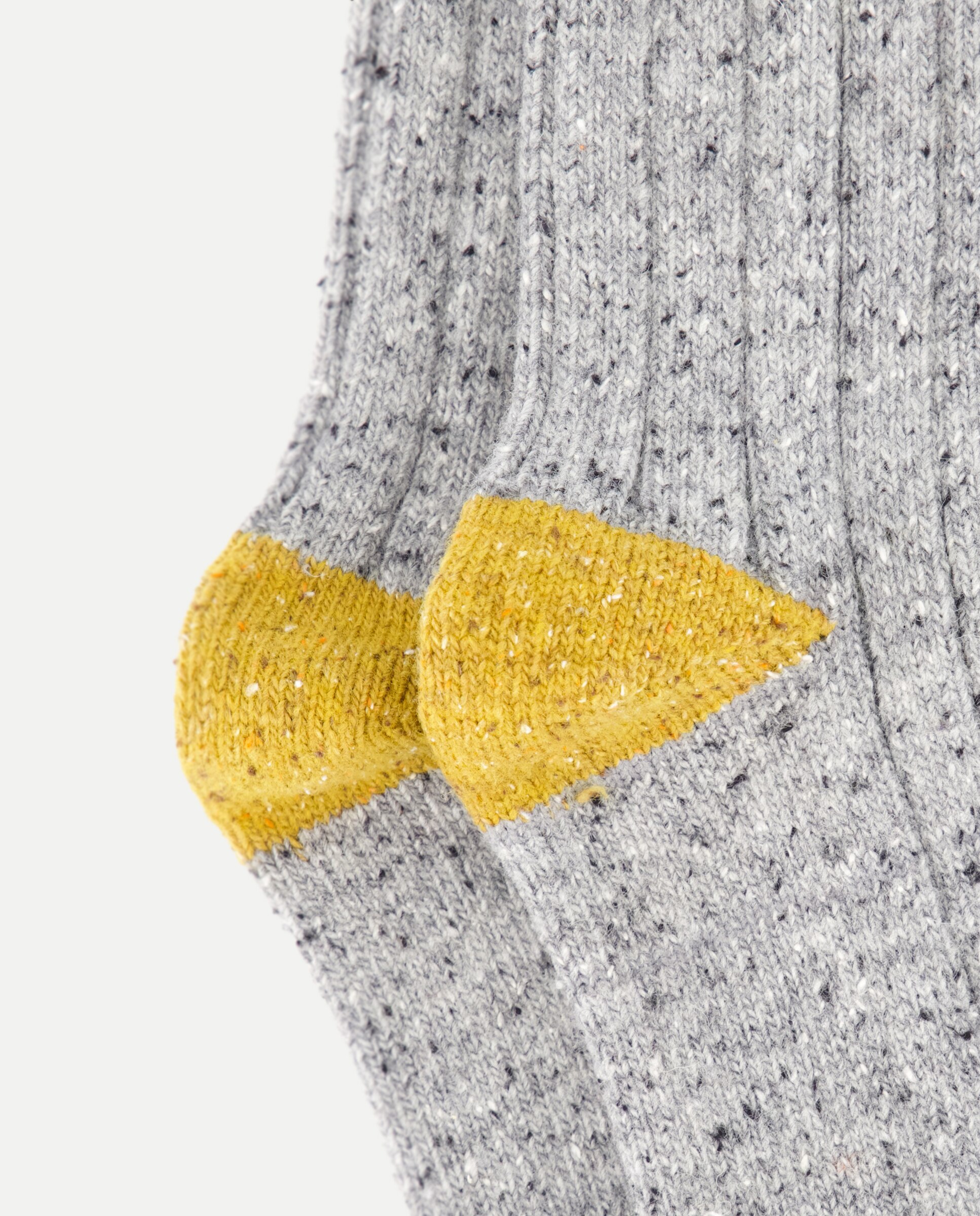 Calcetín alto kids de niña - Cotton Juice - Gris claro Gris claro-2