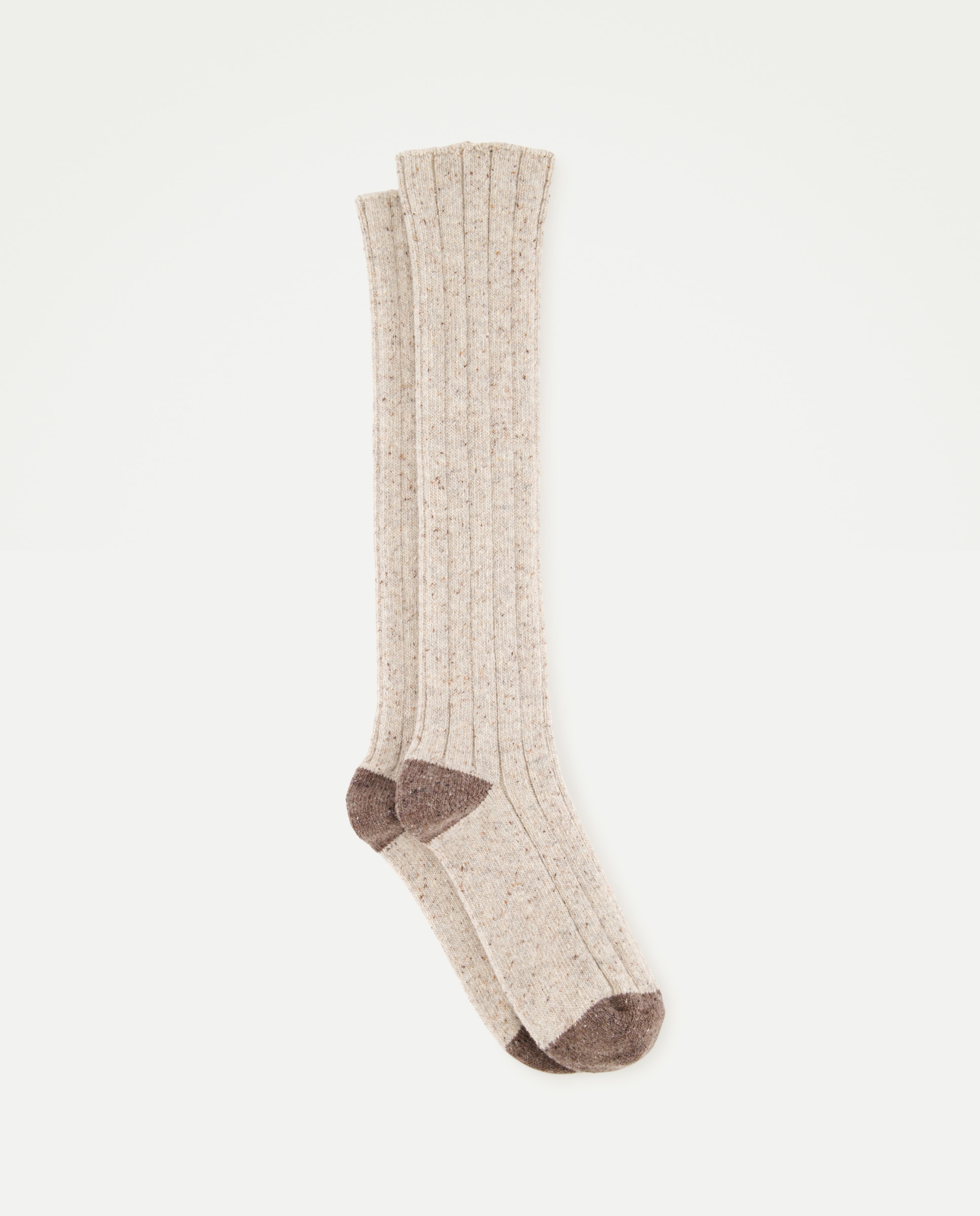Calcetín alto kids de niña - Cotton Juice - Beige Beige-1
