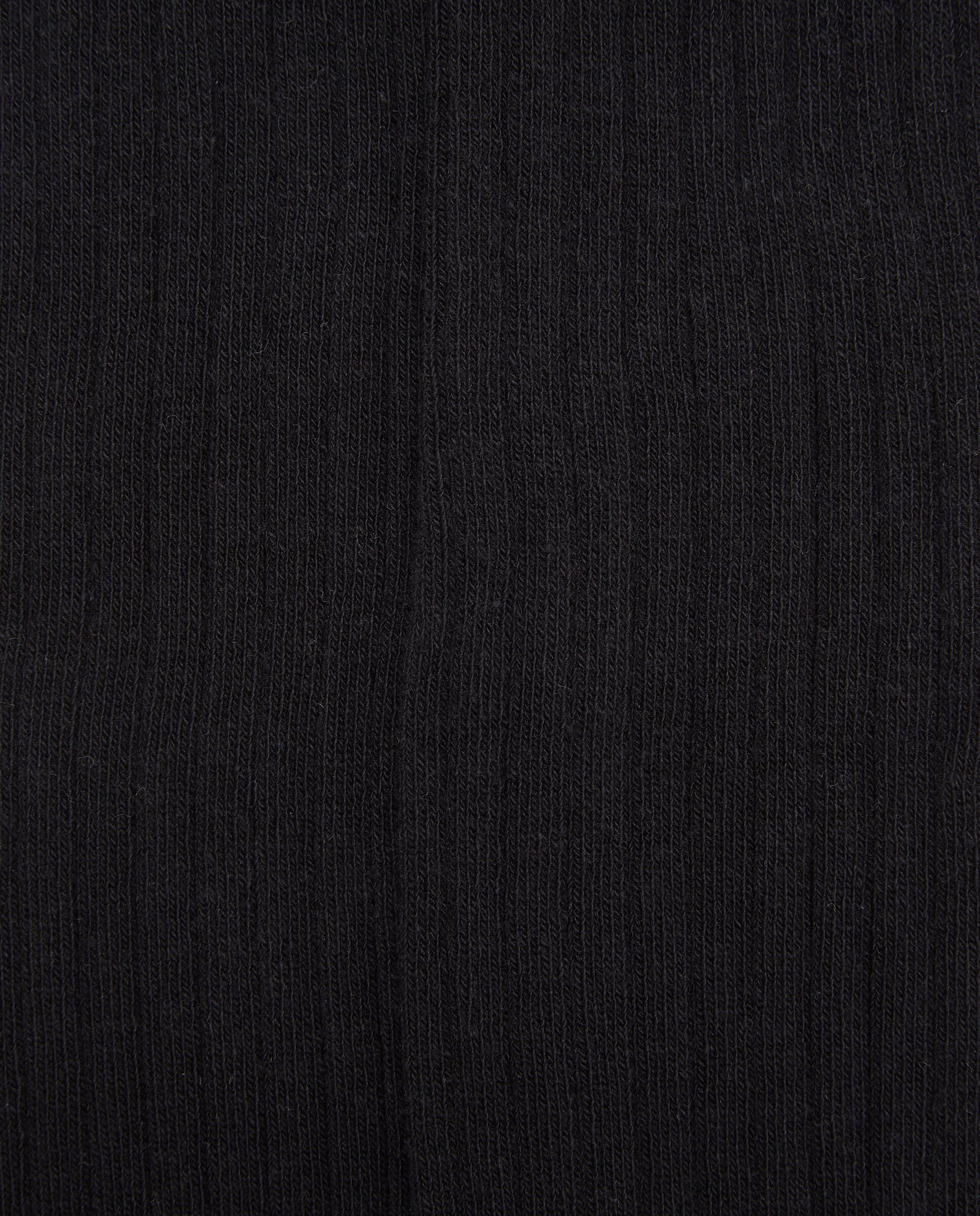 Leotardo canalé de niña - Cotton Juice - Negro Negro-2