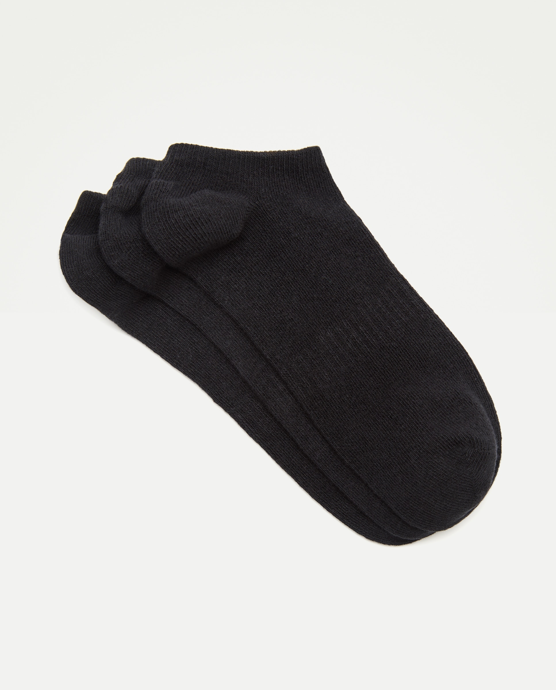 Pack de tres pinkies en color liso - Cotton Juice - Negro Negro-1