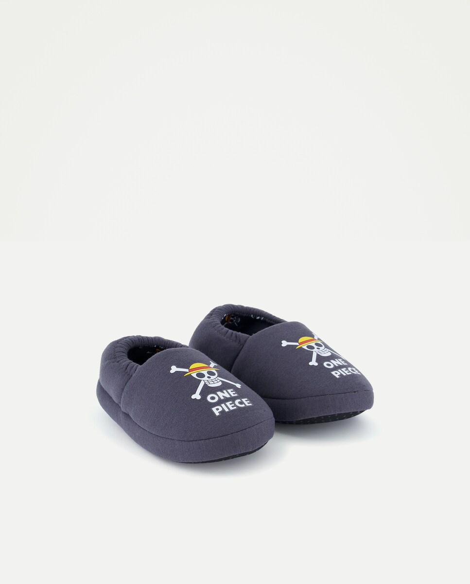 Pantufas One Piece Cinzento-2